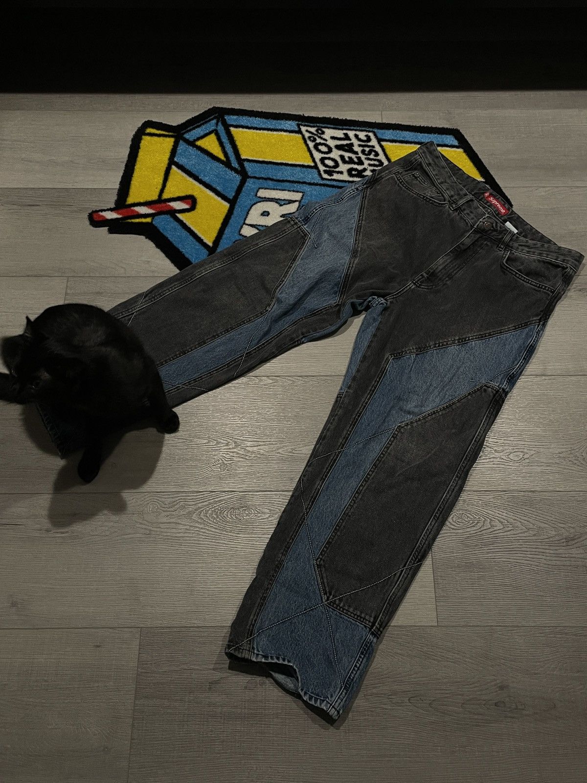 Supreme Supreme 2-Tone Panelled Denim (blue) Size US 32 / EU 48 - 9 Thumbnail