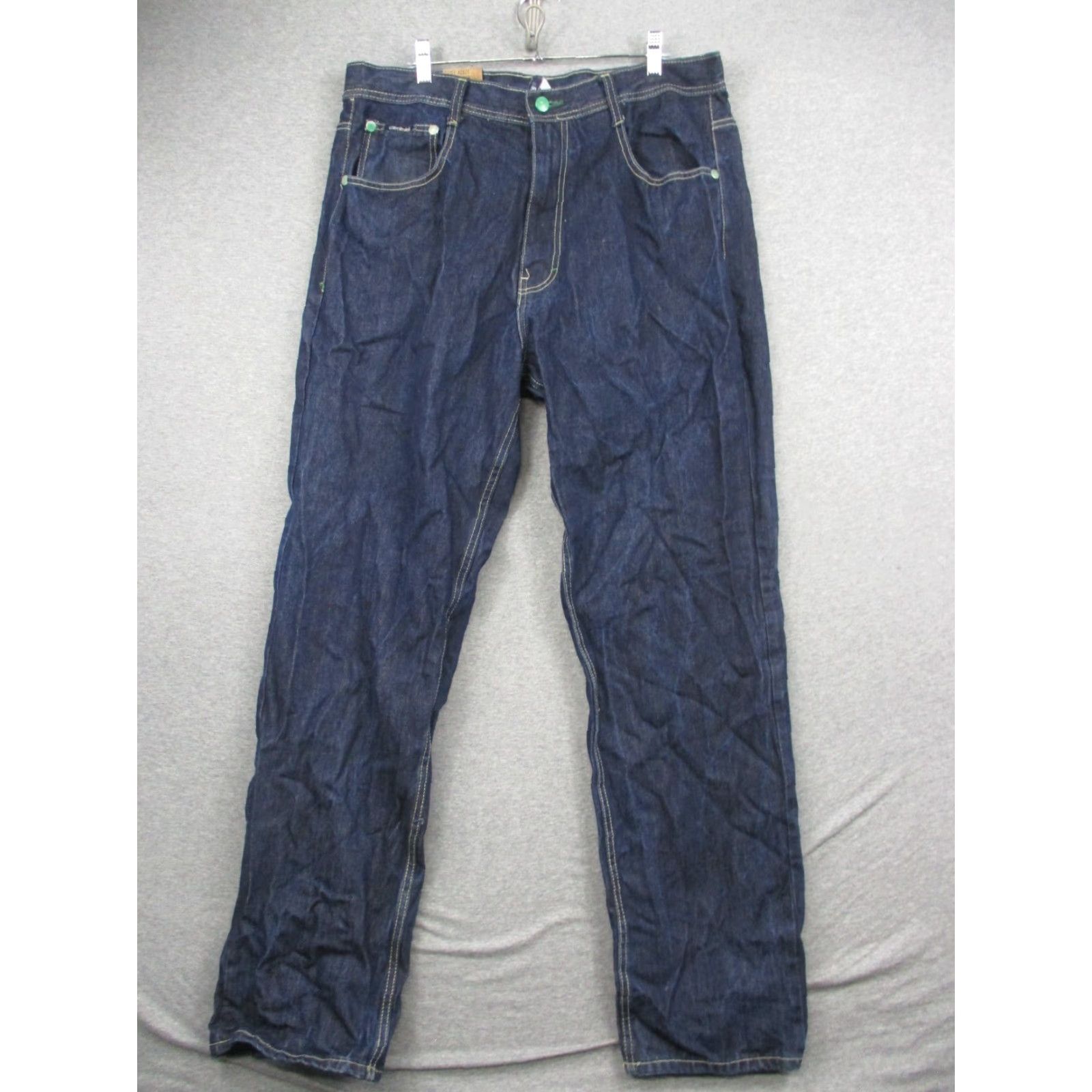 Akademiks Akademiks Jeans 38 Men's Baggy Denim Blue NWT Regular Fit 5-Pocket Hip Hop Style Women? Wait sex. End. Size US 38 / EU 54 - 2 Thumbnail