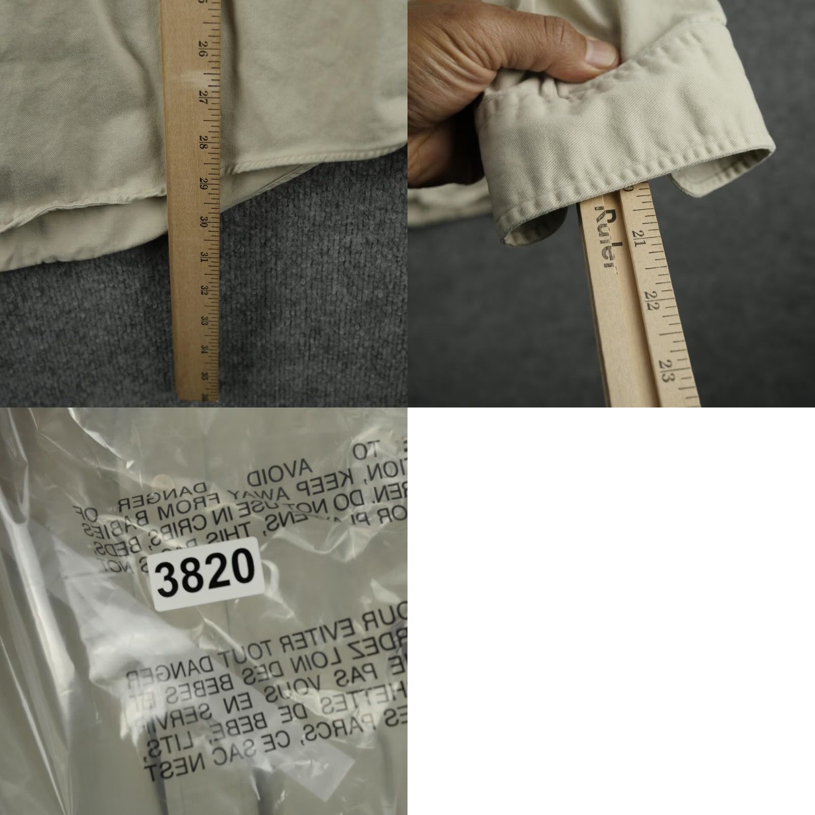 Ralph Lauren Ralph Lauren Shirt Mens XL Beige Twill Button-Down Long Sleeve Pony Heavy Cotton Size US XL / EU 56 / 4 - 8 Thumbnail