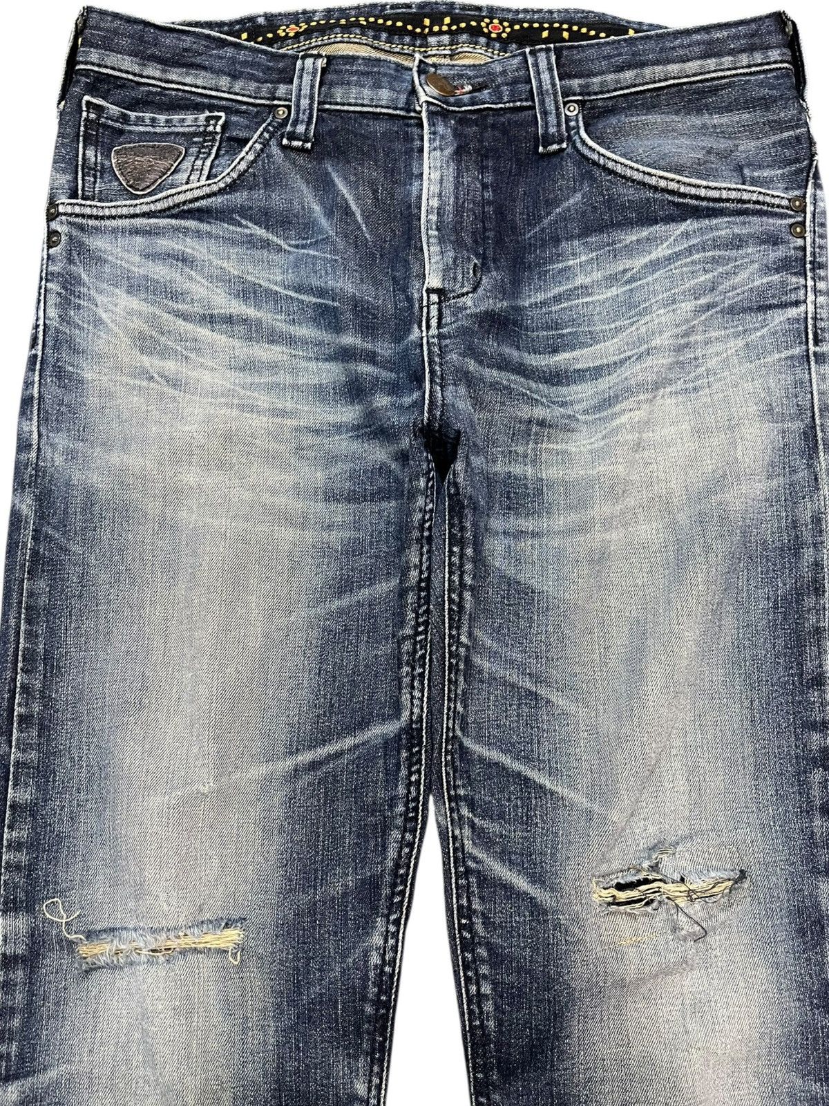 Edwin Vintage Edwin Exclusive Vintage Arrowline Zipper Denim Size US 33 - 2 Thumbnail