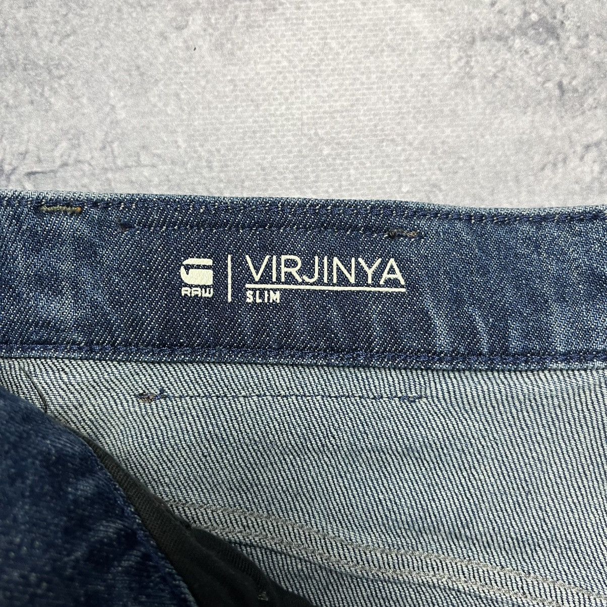 G-Star Vintage G-Star Raw Virjinya Slim Denim Blue Jeans Streetwear Size 28" / US 6 / IT 42 - 8 Thumbnail