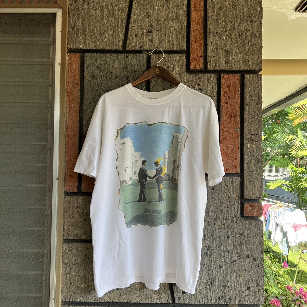 Anvil × Band Tees × Vintage VTG 2002 Pink Floyd Wish You Were Here Band Tee Shirt Size US XL / EU 56 / 4 - 2 Thumbnail