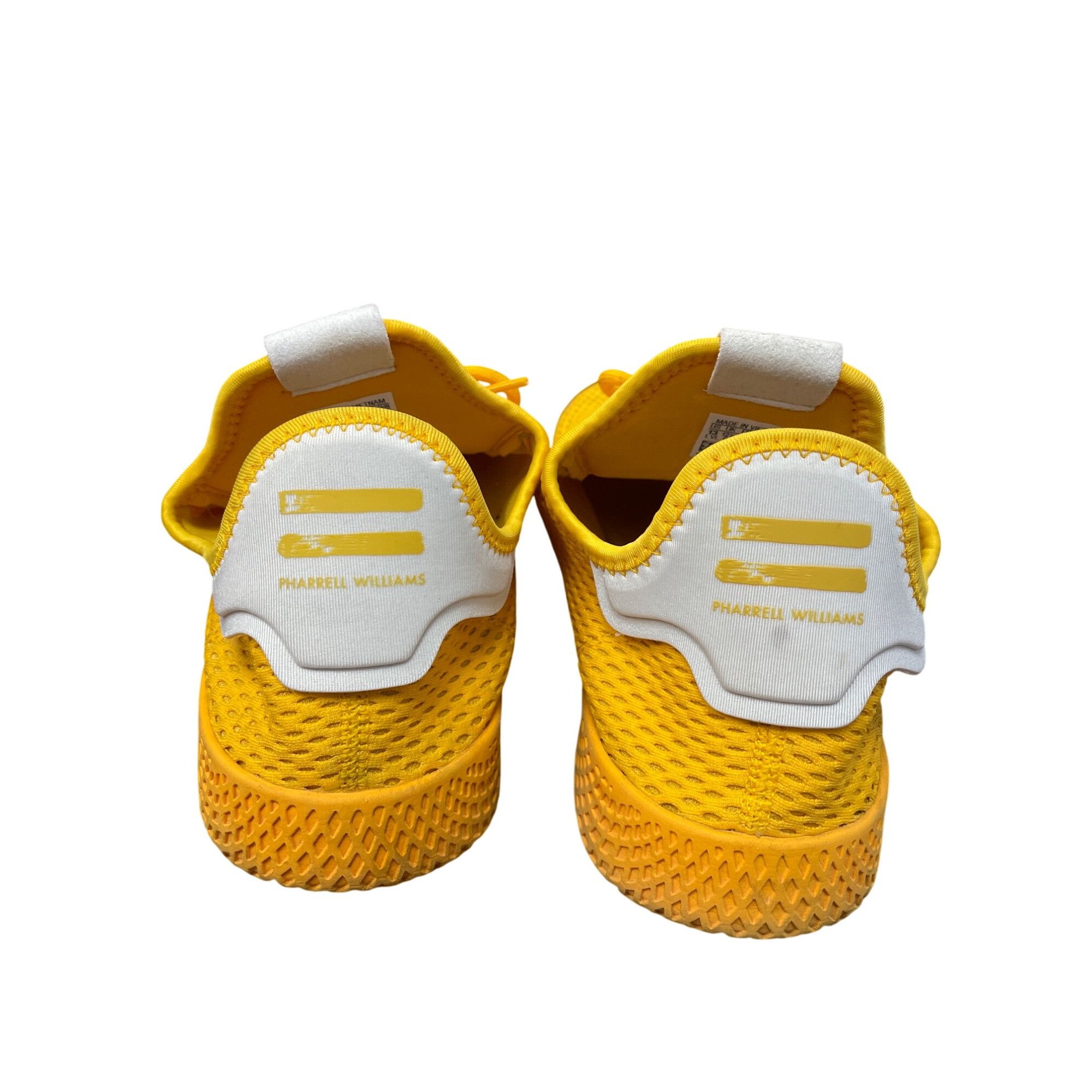 Adidas Adidas Pharrell Williams Tennis Hu Mens Yellow Mesh Sneakers Size US 13 / EU 46 - 15 Thumbnail