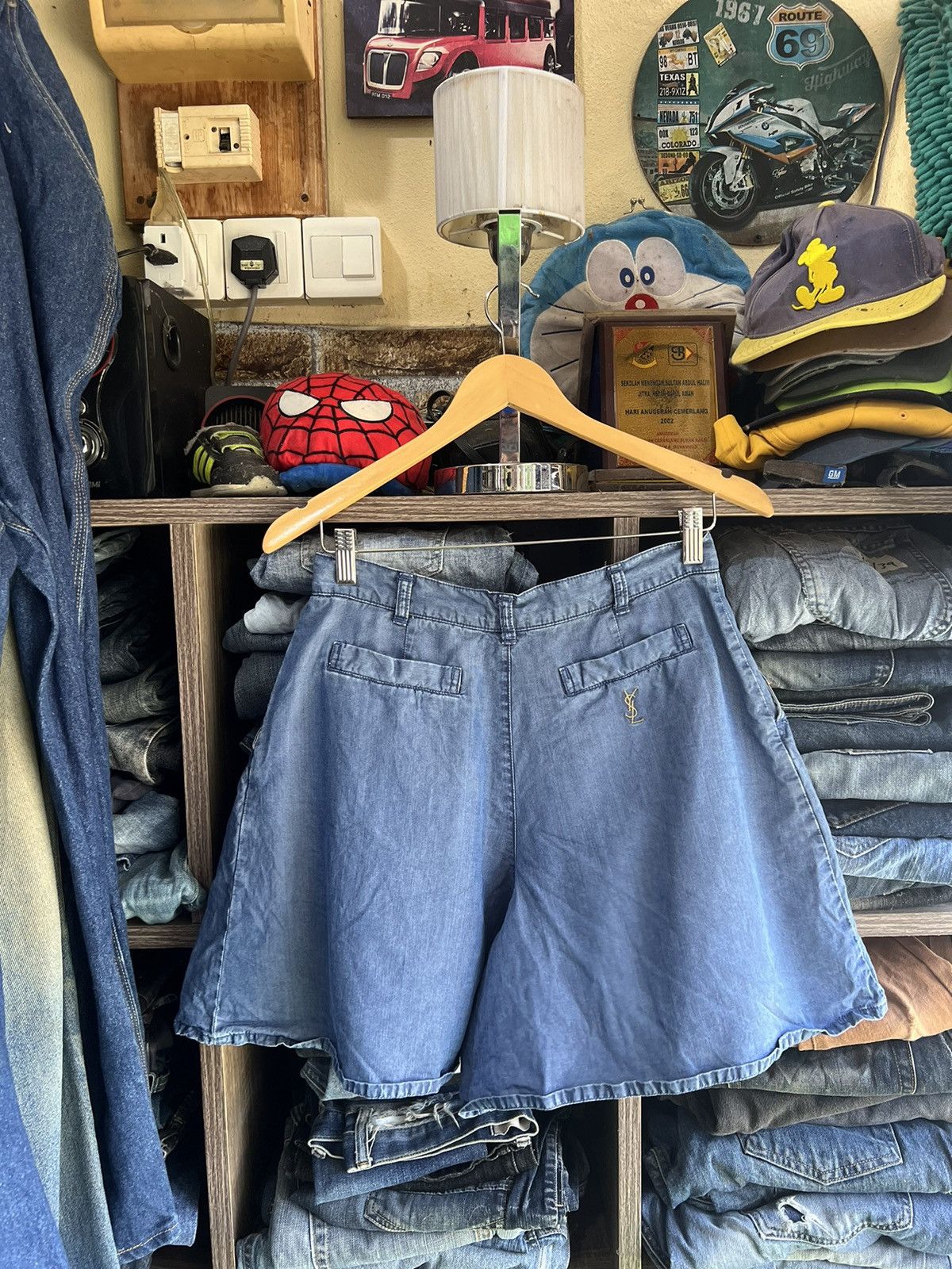 Yves Saint Laurent 🔥Vintage Yves Saint Laurent Short Pant Size 28" / US 6 / IT 42 - 2 Thumbnail