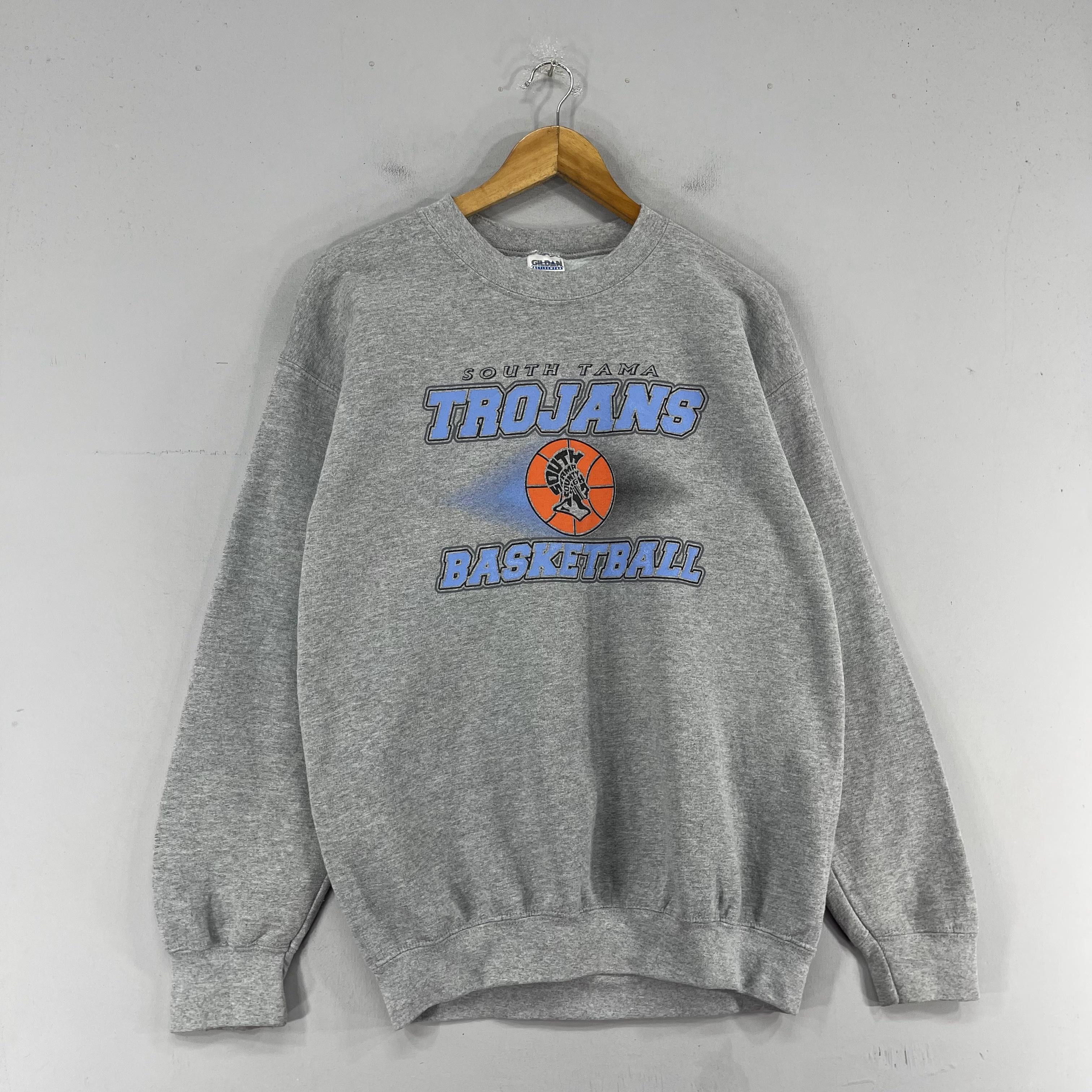 Vintage Vintage South Tama TROJANS Basketball Printed Sweatshirt Size US M / EU 48-50 / 2 - 3 Thumbnail