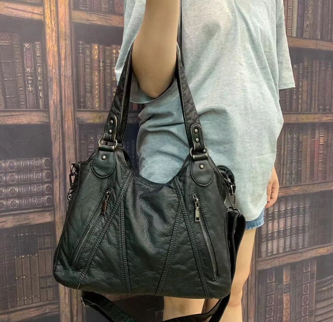 Vintage Fashion Distressed Y2K Hot Girl Shoulder Bag Size ONE SIZE - 4 Thumbnail