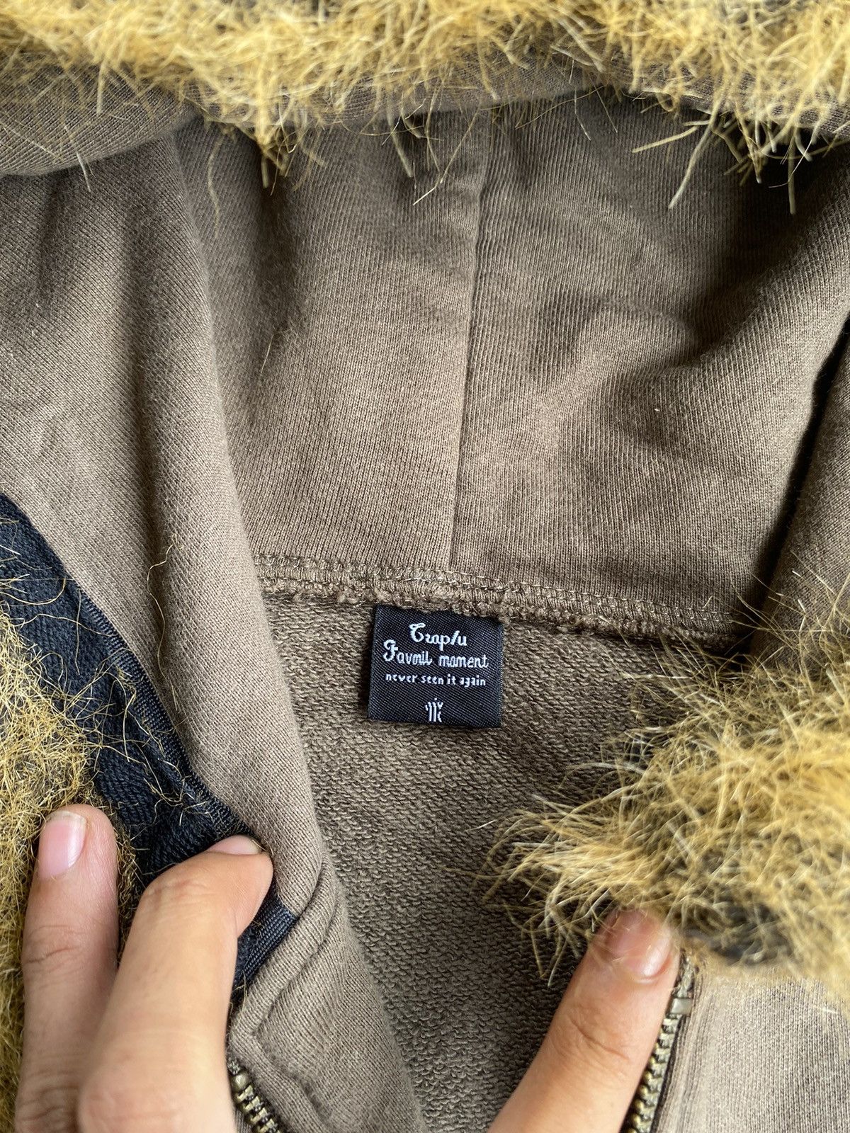 20471120 Crap/u double pocket with fur hoodie Like LGB ifisxwasnine Size US M / EU 48-50 / 2 - 8 Thumbnail