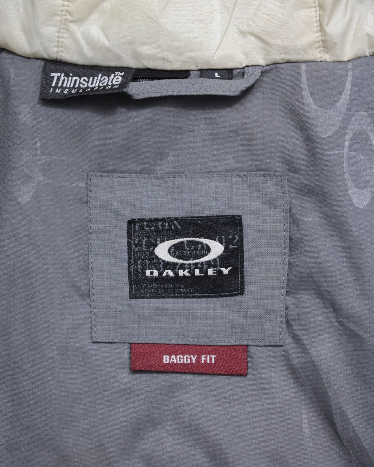 Oakley FW2007 OAKLEY BAGGY FIT THINSULATE JACKET Size US L / EU 52-54 / 3 - 9 Thumbnail