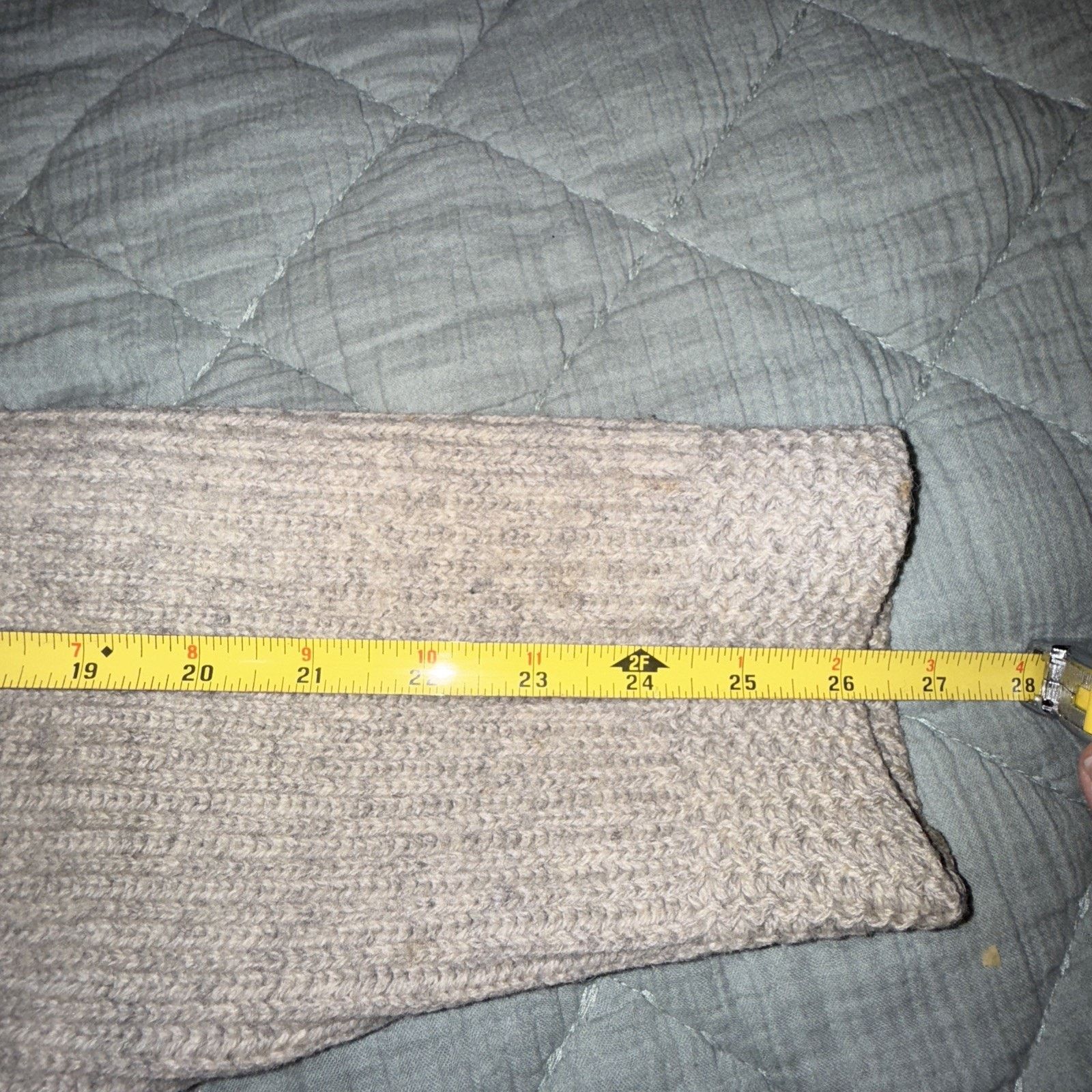Other Vintage Wool Men's L Gray Ribbed Grandpa Cardigan Sweater Size US L / EU 52-54 / 3 - 8 Thumbnail