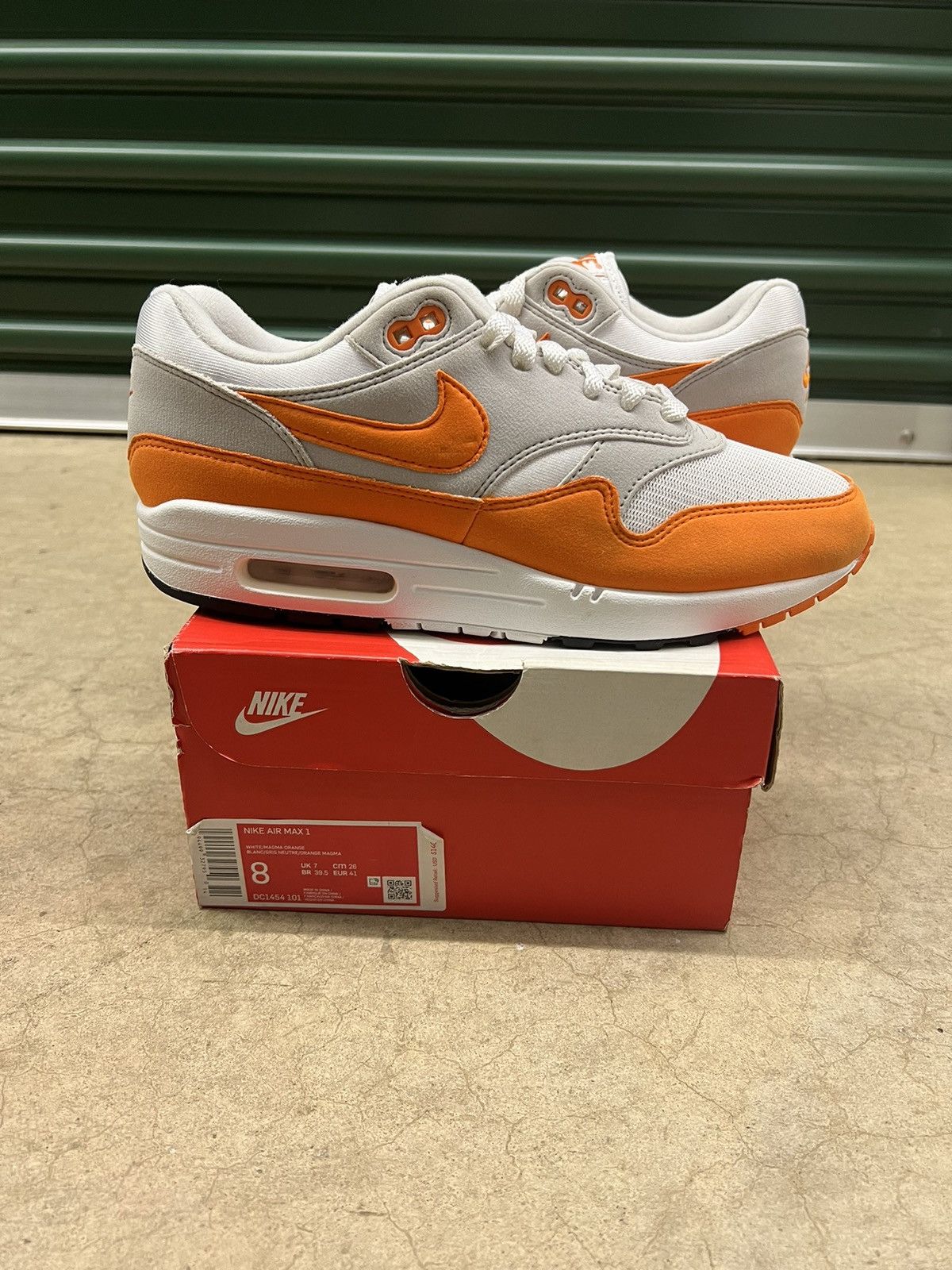 Nike Air Max Magma Orange Size