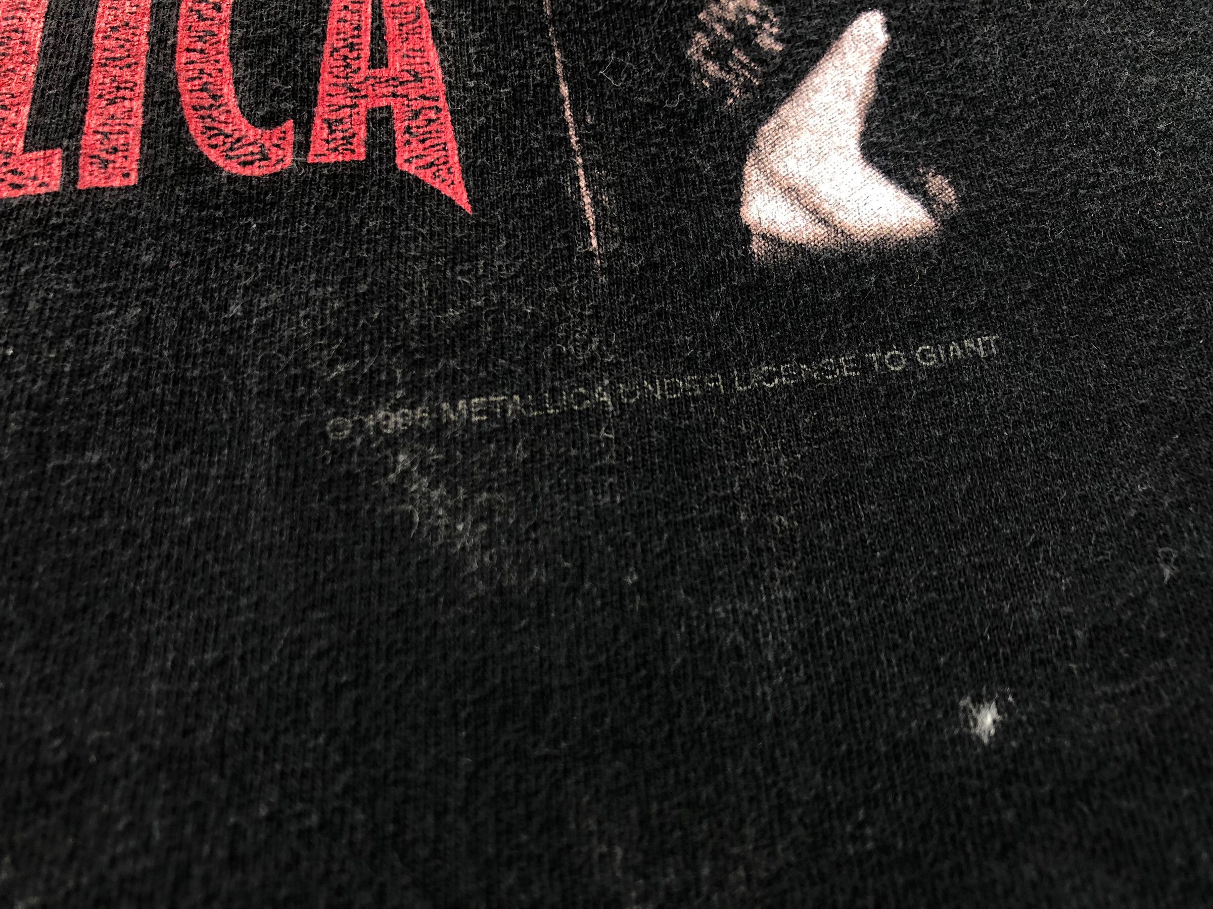 Band Tees 🔥Vintage 96' METALLICA Acid Wash Band T-Shirt Load Tour Size US XL / EU 56 / 4 - 8 Thumbnail