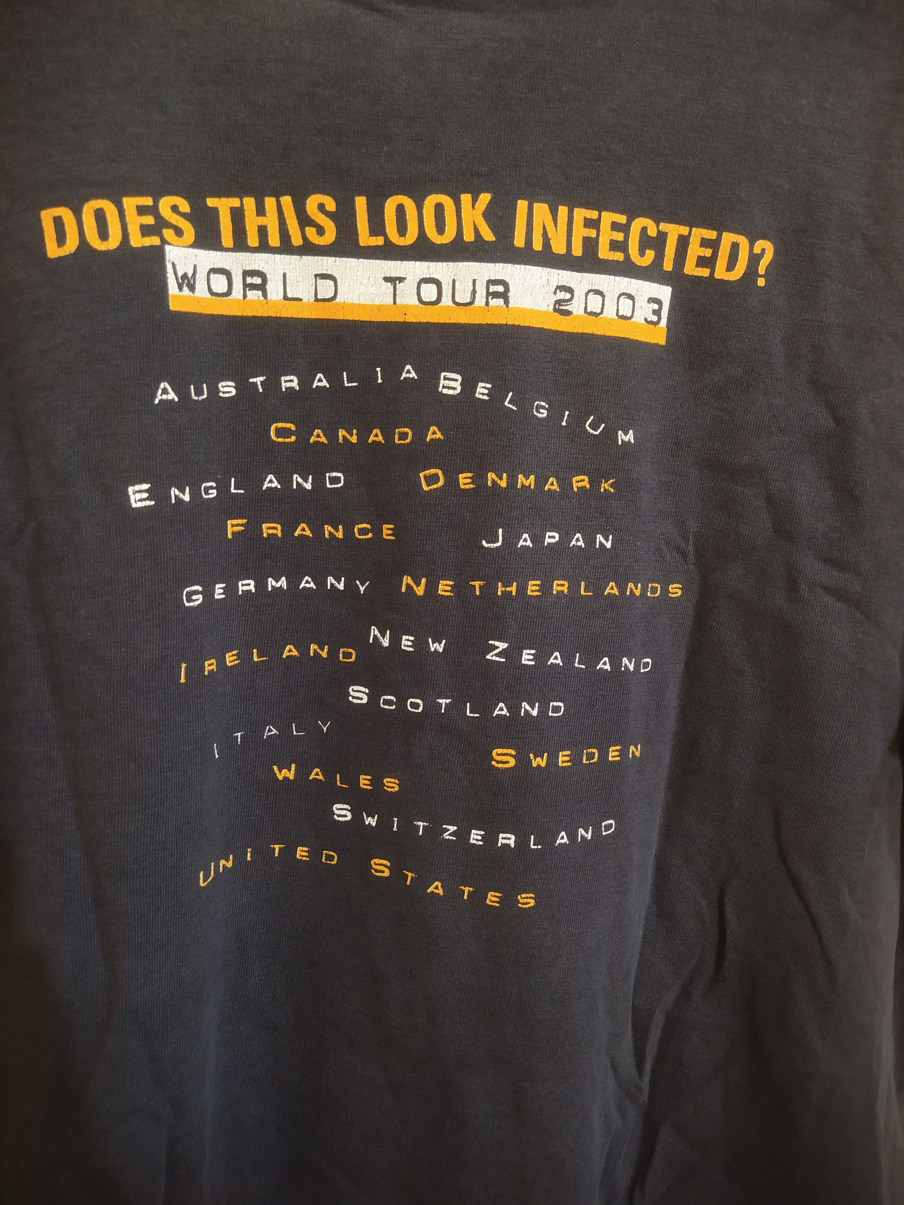 Band Tees Sum41 Band Tour 2003 Vintage Simple Graphics Size US L / EU 52-54 / 3 - 4 Thumbnail