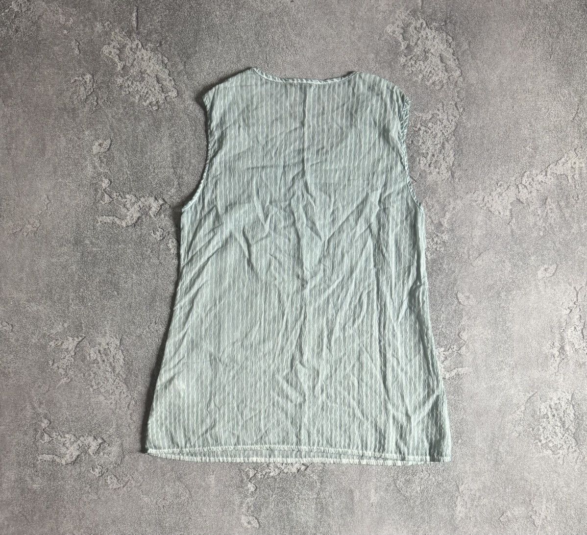 Rundholz Grizas S silk avantagrde tank top sleeveless shirt vinatge Size S / US 4 / IT 40 - 11 Thumbnail