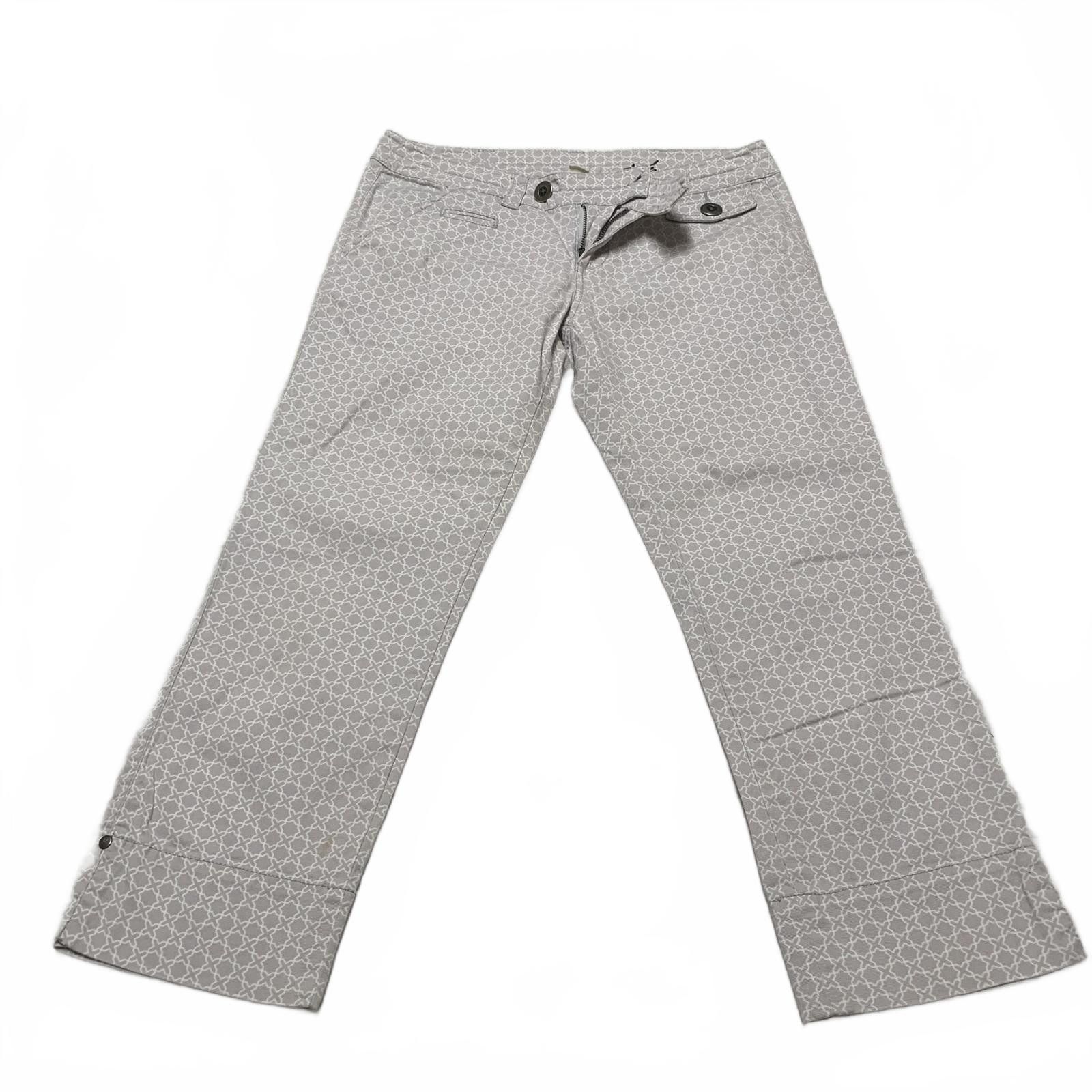 Other Idra Women's Sz 4 Gray Printed Geometric Capri Pants Size 27" / US 4 / IT 40 - 7 Thumbnail