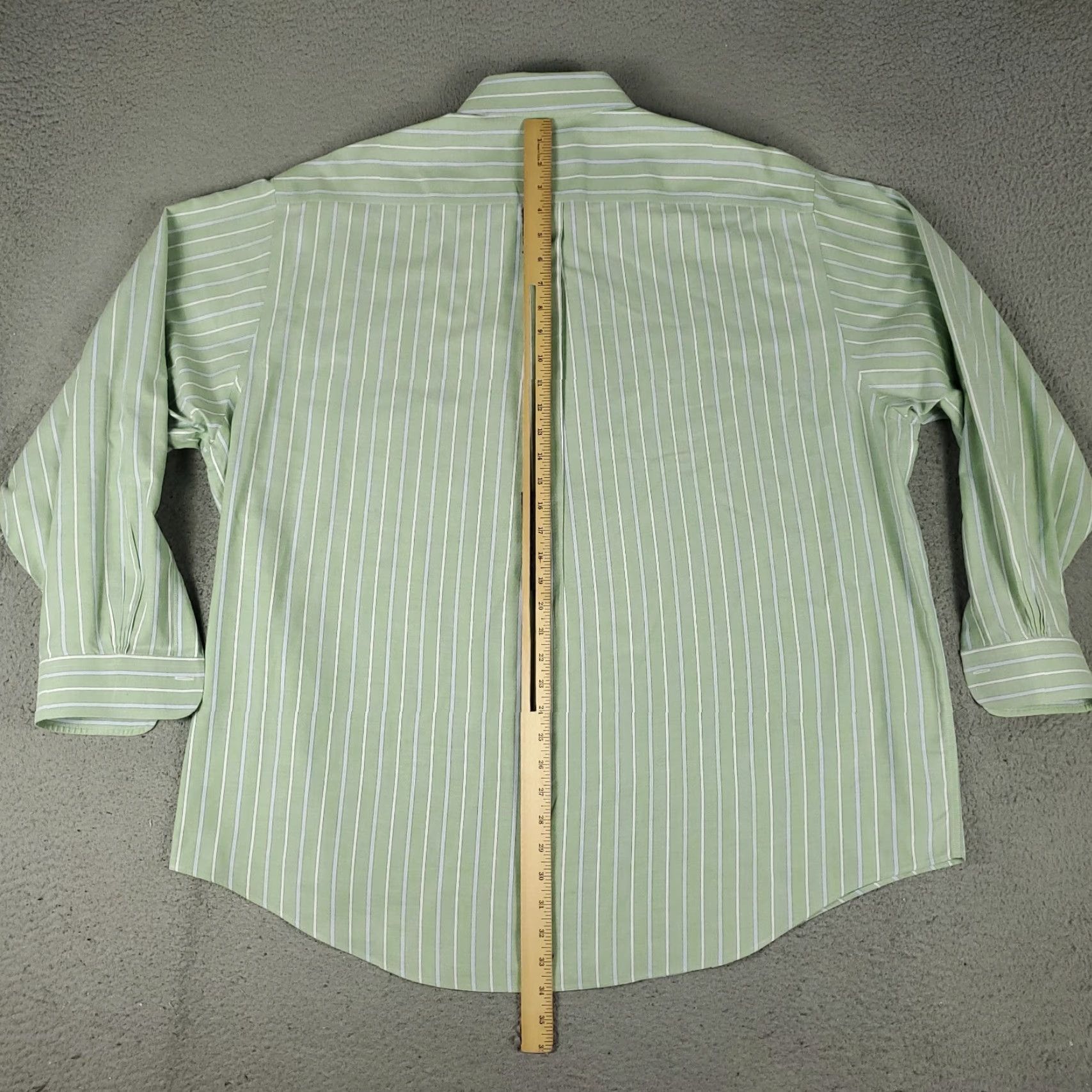 Brooks Brothers Brooks Brothers Shirt Mens 2XL Green Striped Button-Up Long Sleeve Collar Down Casual Business Formal Modern Preppy Men Size US XXL / EU 58 / 5 - 4 Thumbnail