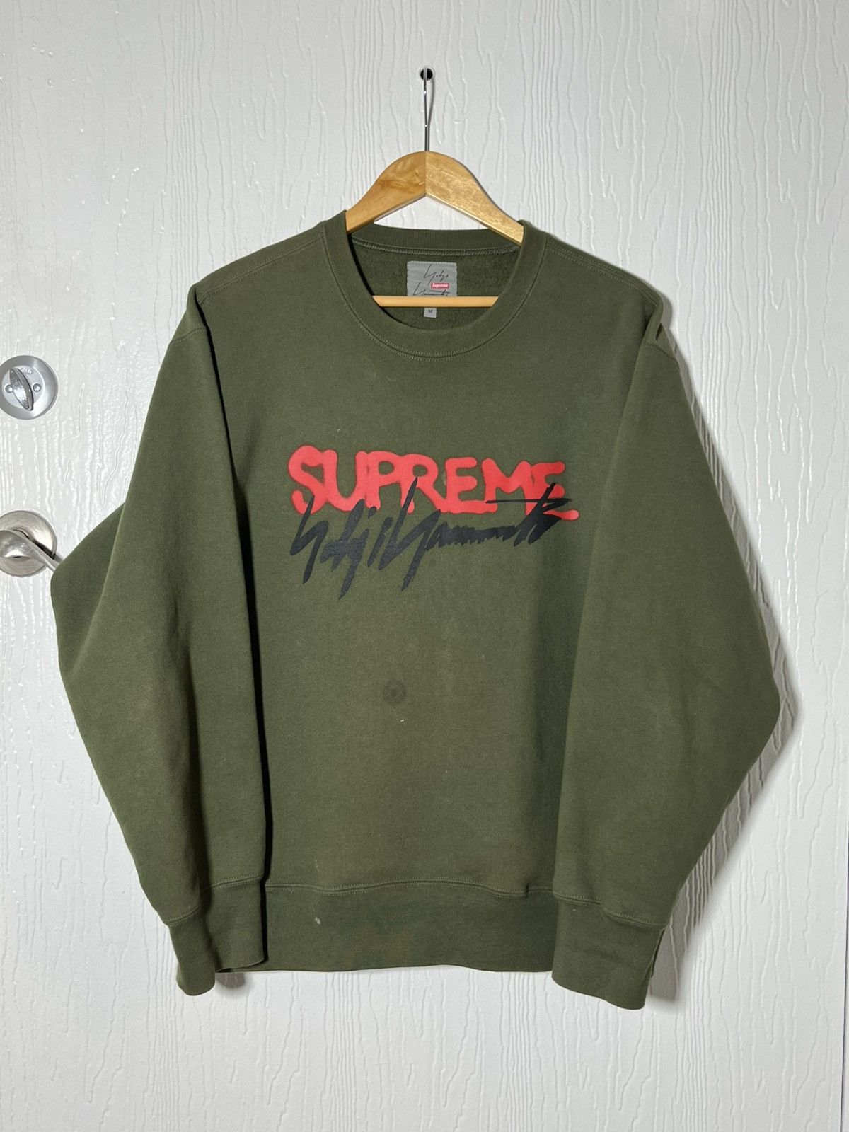 s*y様 Supreme × Yohji Yamamoto 20AW Crewn Supreme Yohji Yamamoto Crewneck (FW20) - $168