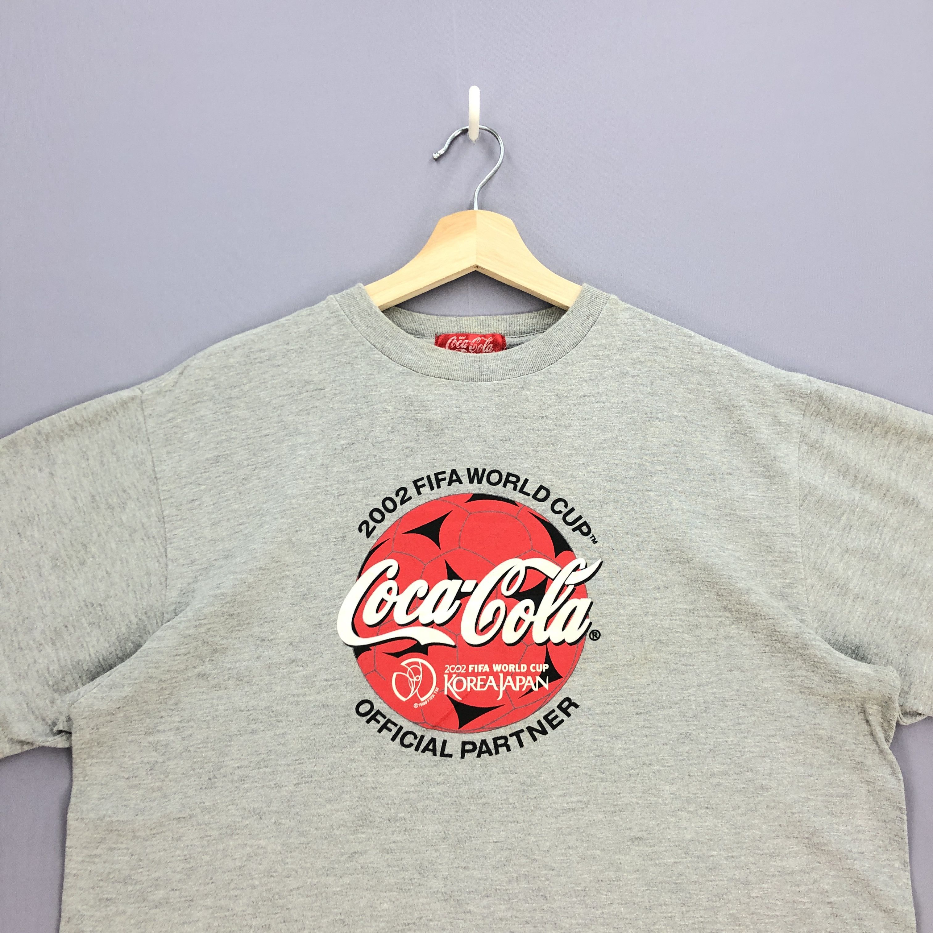 Coca Cola Vintage Coca Cola T Shirt 2002 Fifa World Cup Coke Tees Size US XL / EU 56 / 4 - 2 Thumbnail