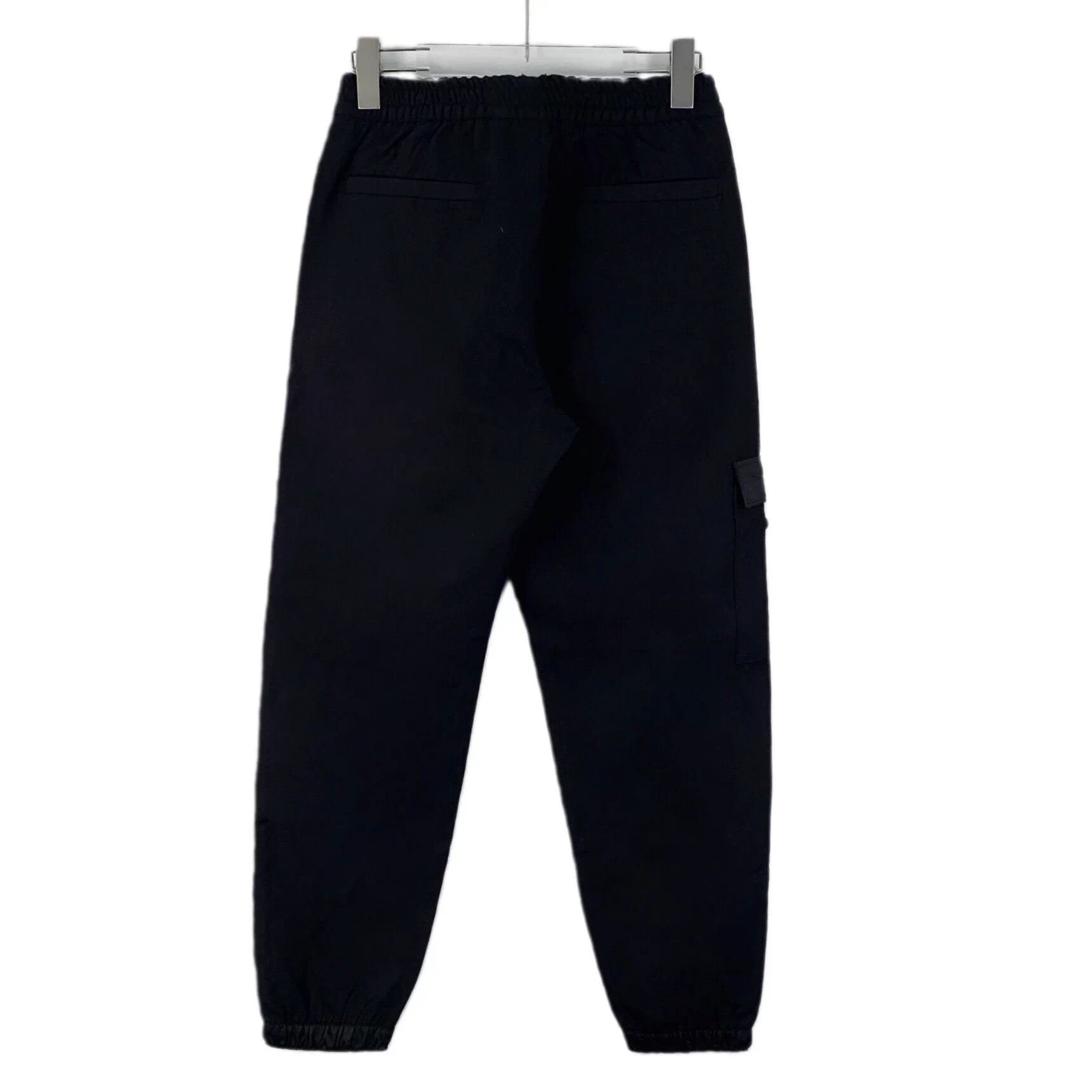 Prada Prada Black Wool Logo Joggers S (99% New) Size US 28 / EU 44 - 2 Thumbnail