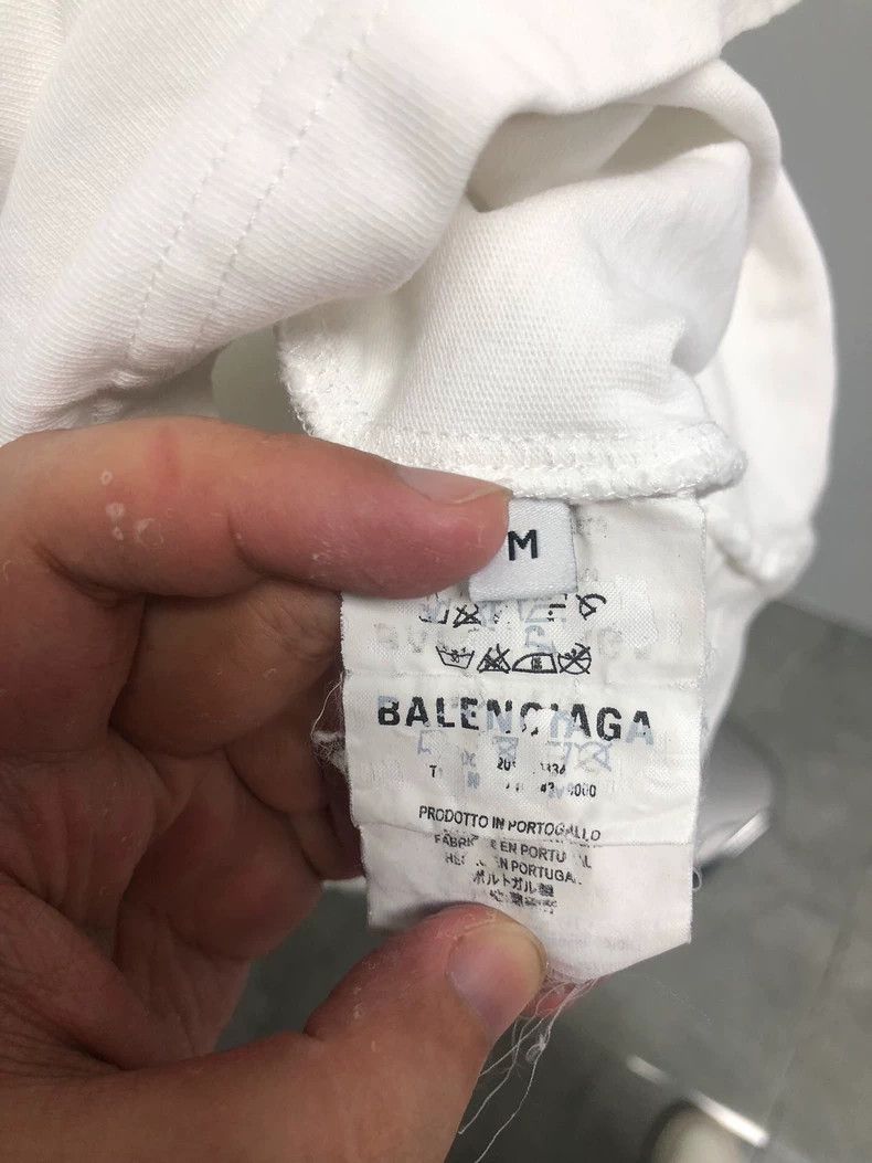 Balenciaga Balenciaga Letter Logo Short Sleeve T-Shirt, White, Size M Size US M / EU 48-50 / 2 - 4 Thumbnail