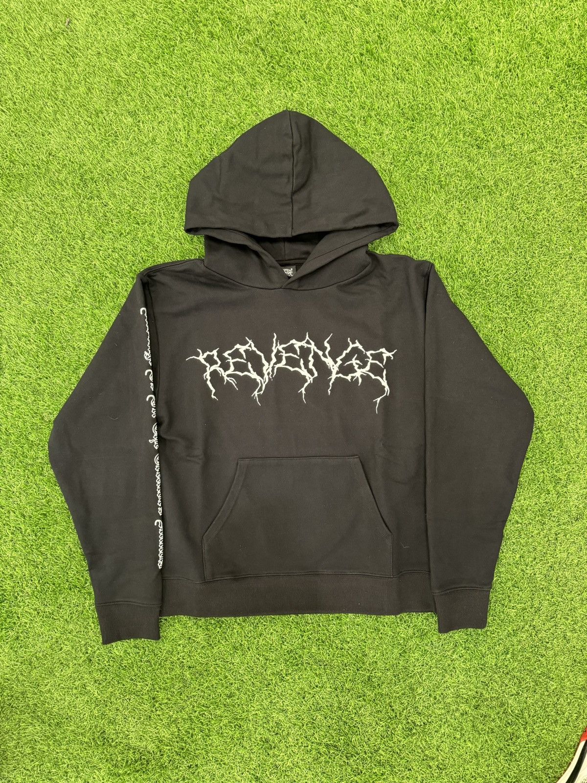 image of Xxxtentacion Black Revenge Lightning Kill Hoodie, Men's (Size Small)