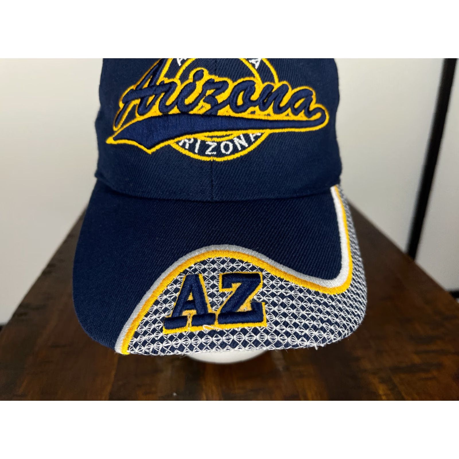 Vintage Banana Expression Arizona Hat Cap Strap Back Adult Blue Adjustable 100% Acrylic Embroidered Baseball Cap Boys Mens Womens Size ONE SIZE - 3 Thumbnail