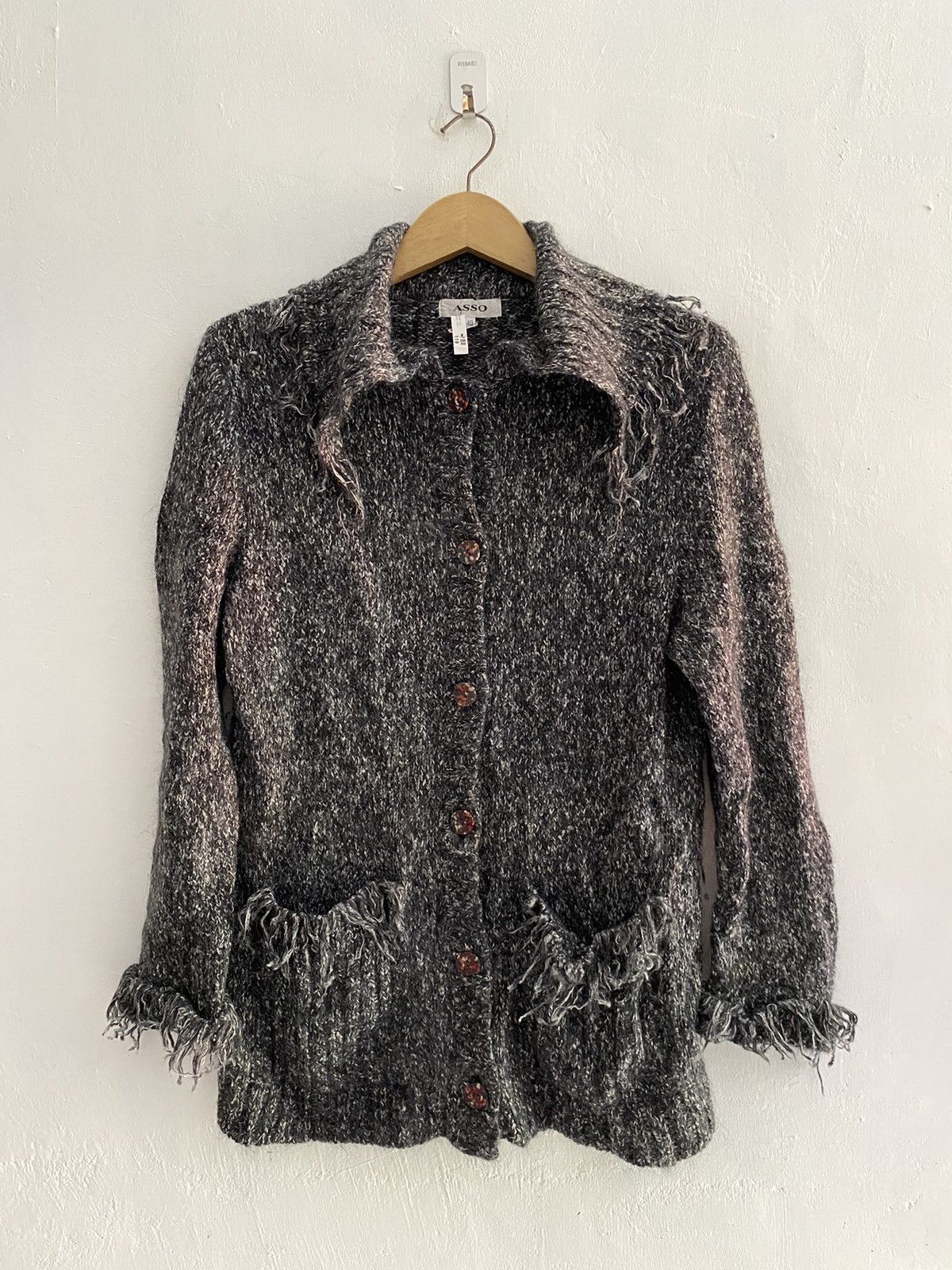 If Six Was Nine × Japanese Brand × Le Grande Bleu (L.G.B.) Asso distressed knit Size US M / EU 48-50 / 2 - 1 Thumbnail