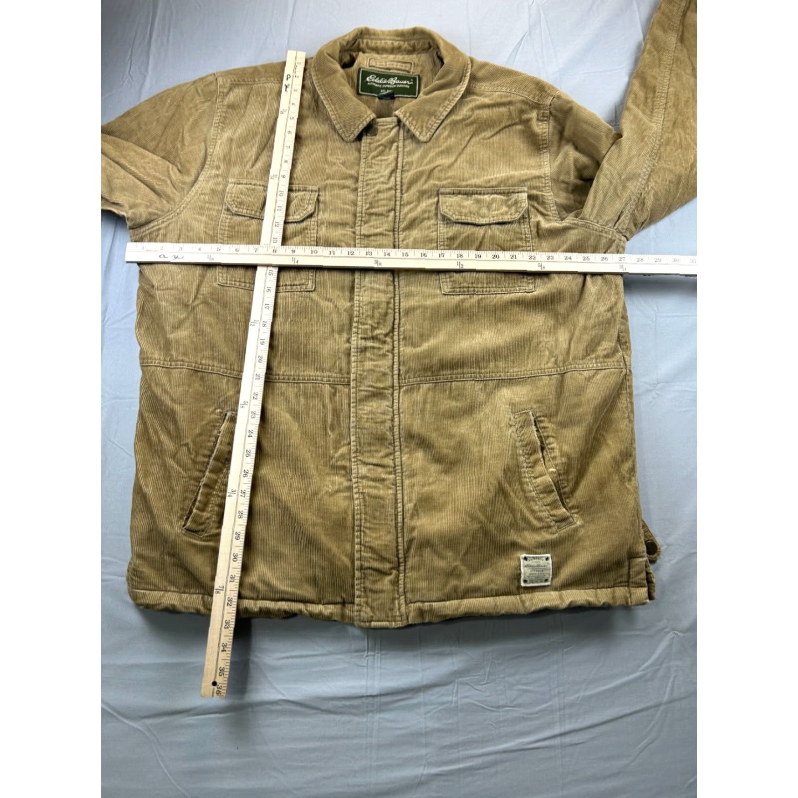 Eddie Bauer Eddie Bauer Corduroy Jacket Mens XL Tall Tan Brown Button Winter Overcoat Jacket Regular Coat Clothing Mens XL Tall Size US XL / EU 56 / 4 - 6 Thumbnail