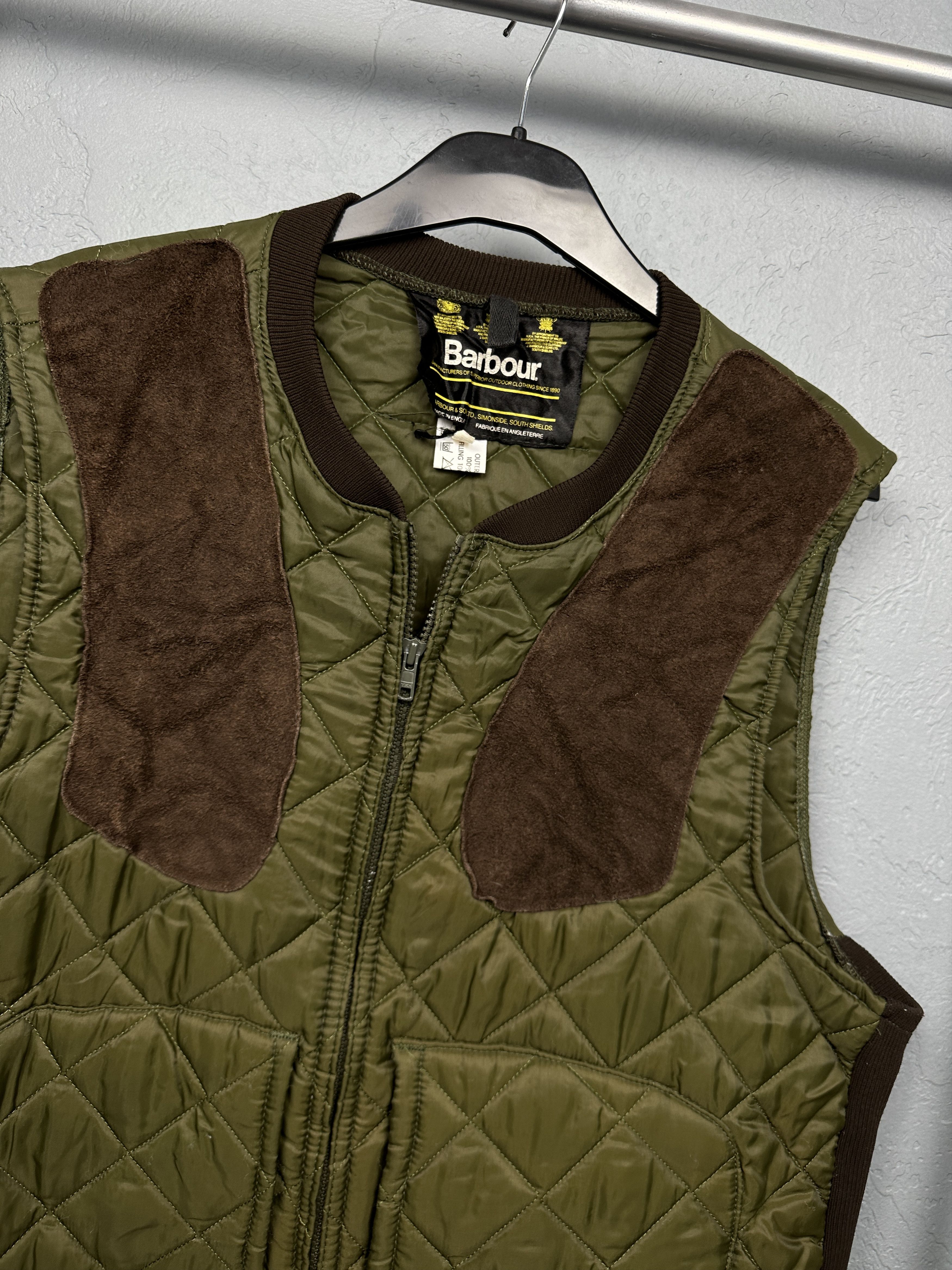 Barbour Barbour 90s Vintage Mens Quilted Hunters Vest Size US L / EU 52-54 / 3 - 2 Thumbnail