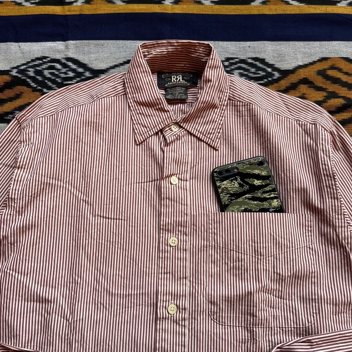 RRL Ralph Lauren RRL Ralph Lauren Stripe Shirt Size US M / EU 48-50 / 2 - 3 Thumbnail