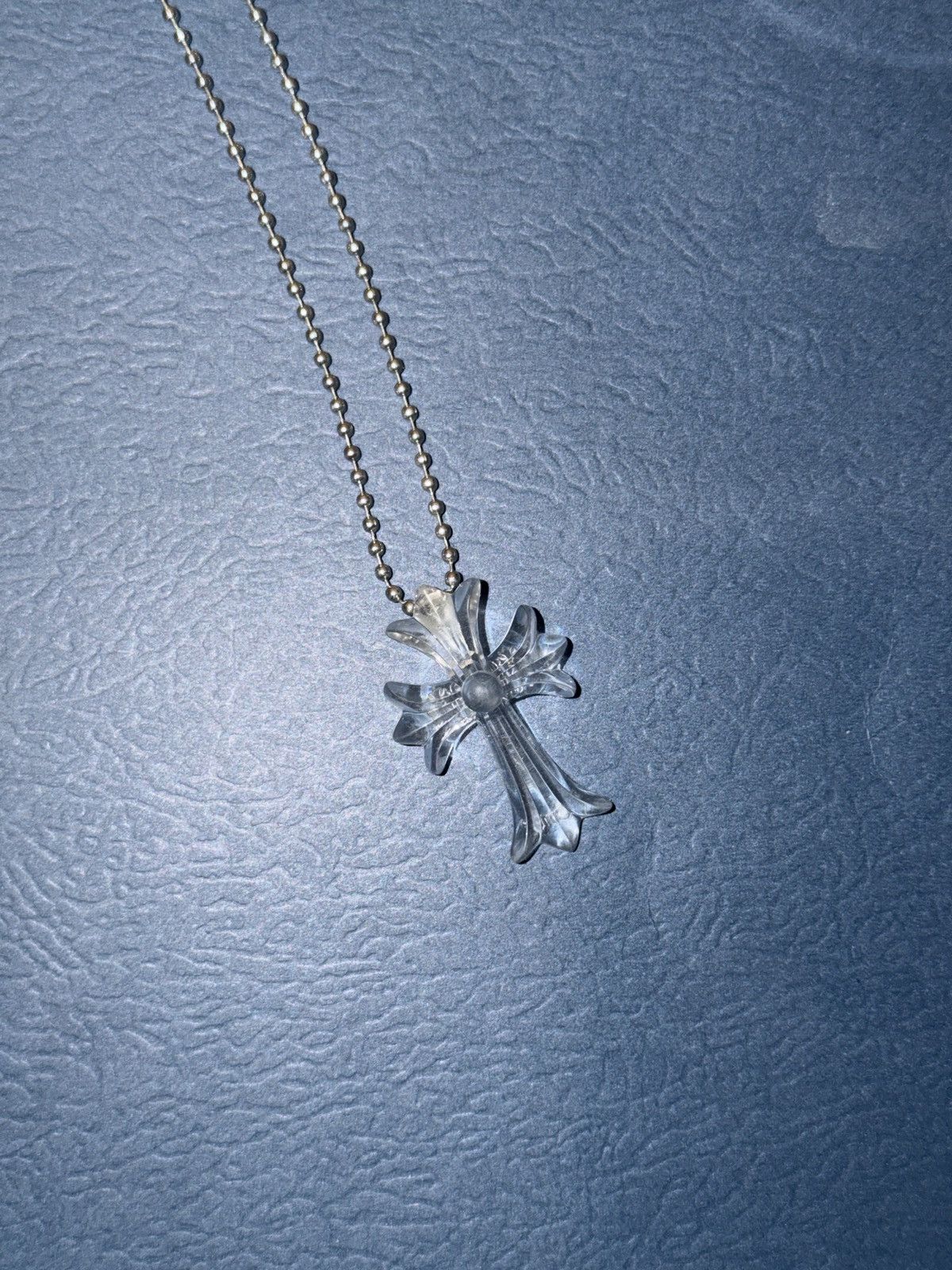 Chrome Hearts SILICONE CROSS NECKLACE "CLEAR" Size ONE SIZE - 1 Thumbnail