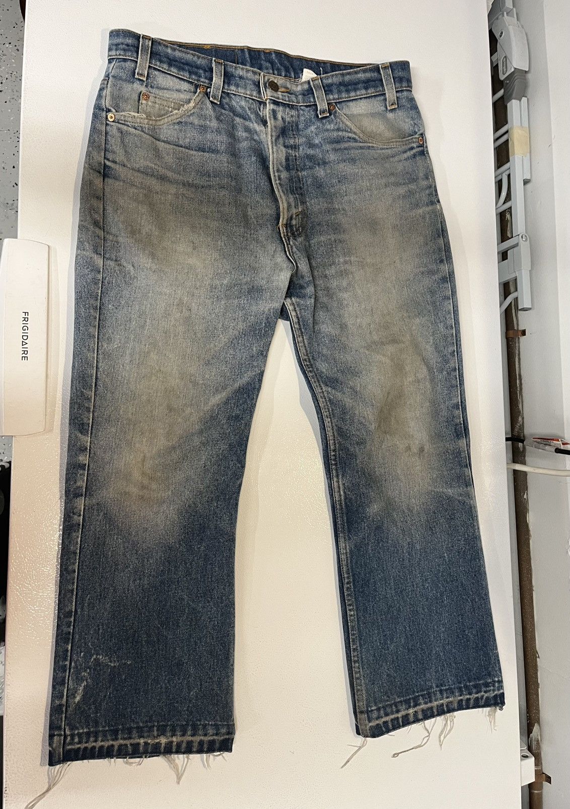Levi's × Vintage Vintage 80s Orange Tab Levi’s Released ahem Size US 34 / EU 50 - 1 Thumbnail