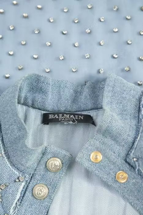 Balmain SS14 Swarovski embellished top Size XS / US 0-2 / IT 36-38 - 8 Thumbnail