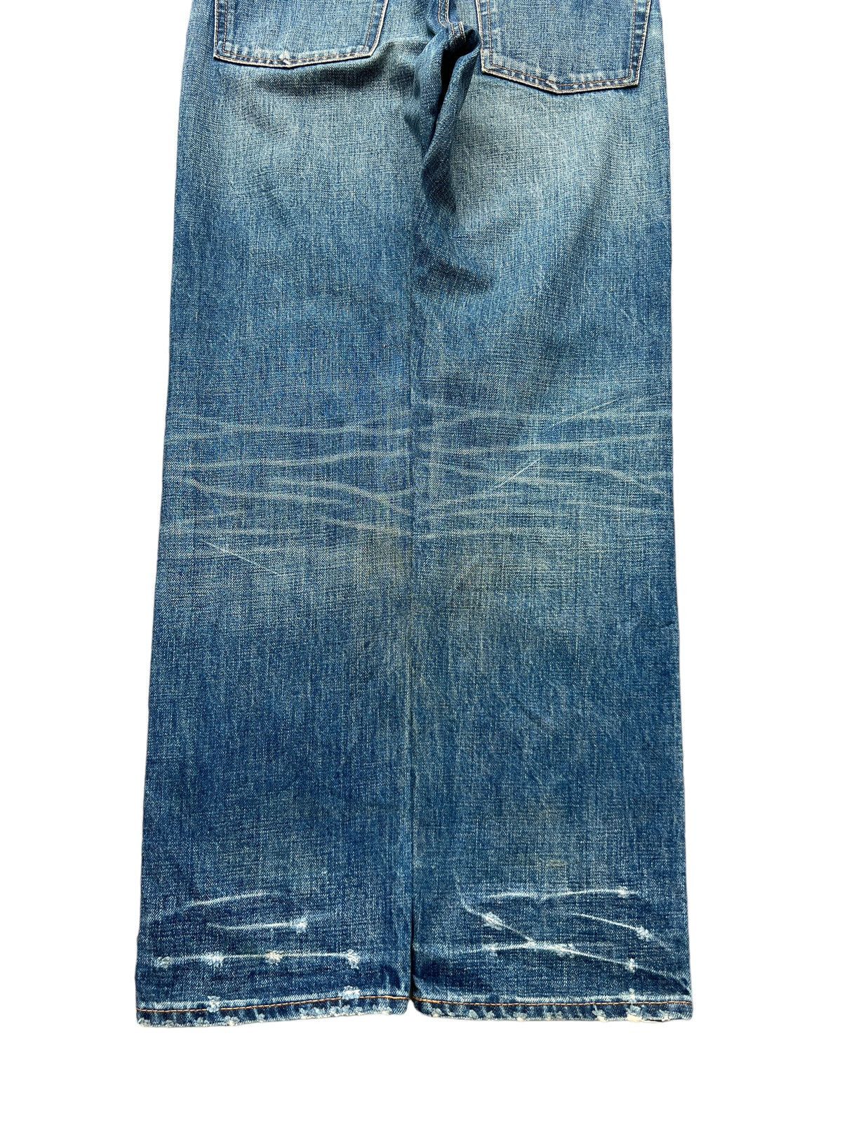 Japanese Brand × Journal Standard Journal Standard Selvedge Distressed Patchwork Jeans 31x30 Size US 31 - 6 Thumbnail
