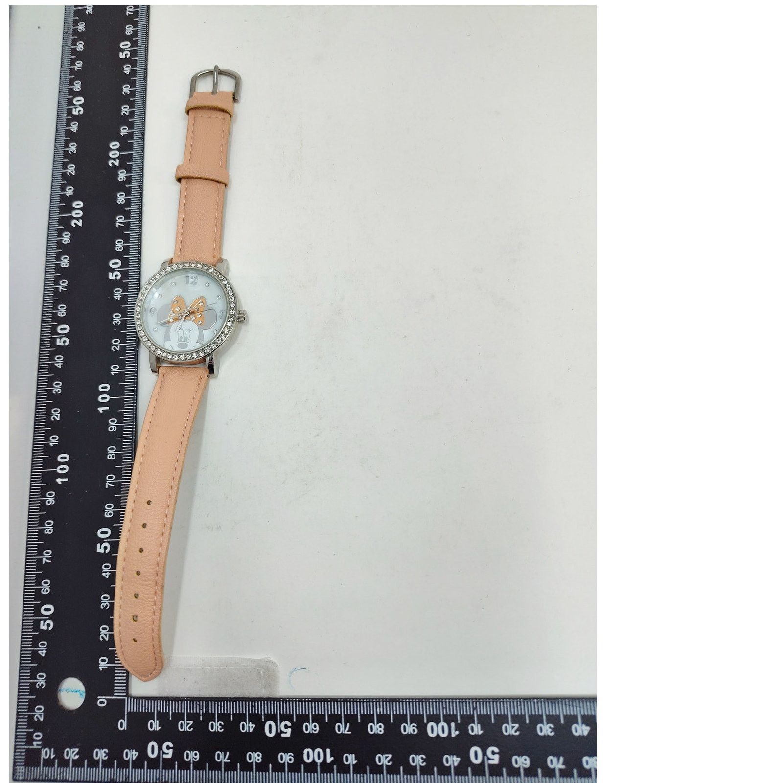 Disney Disney Minnie Mouse Watch Silver Face Rhinestone Bow Size ONE SIZE - 9 Thumbnail