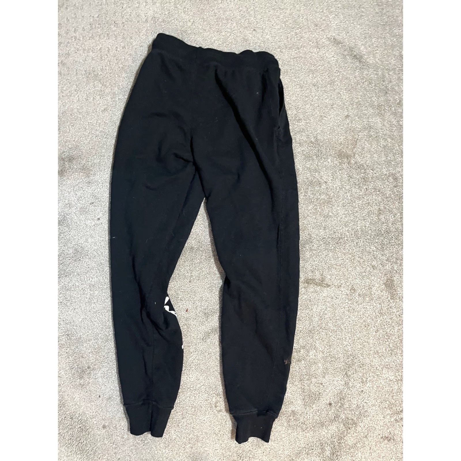 Champion Champion Sweatpants Men Size Small Black Cotton Solid Pocket Straight Size US 29 - 4 Thumbnail