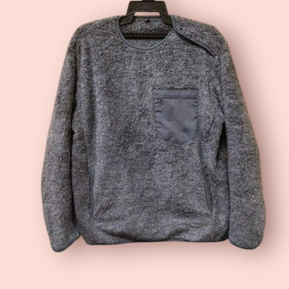Japanese Brand × Jun Takahashi × Uniqlo UNIQLO SOFT FLUFFY FLEECE PULLOVER SWEATER Size US L / EU 52-54 / 3 - 1 Thumbnail