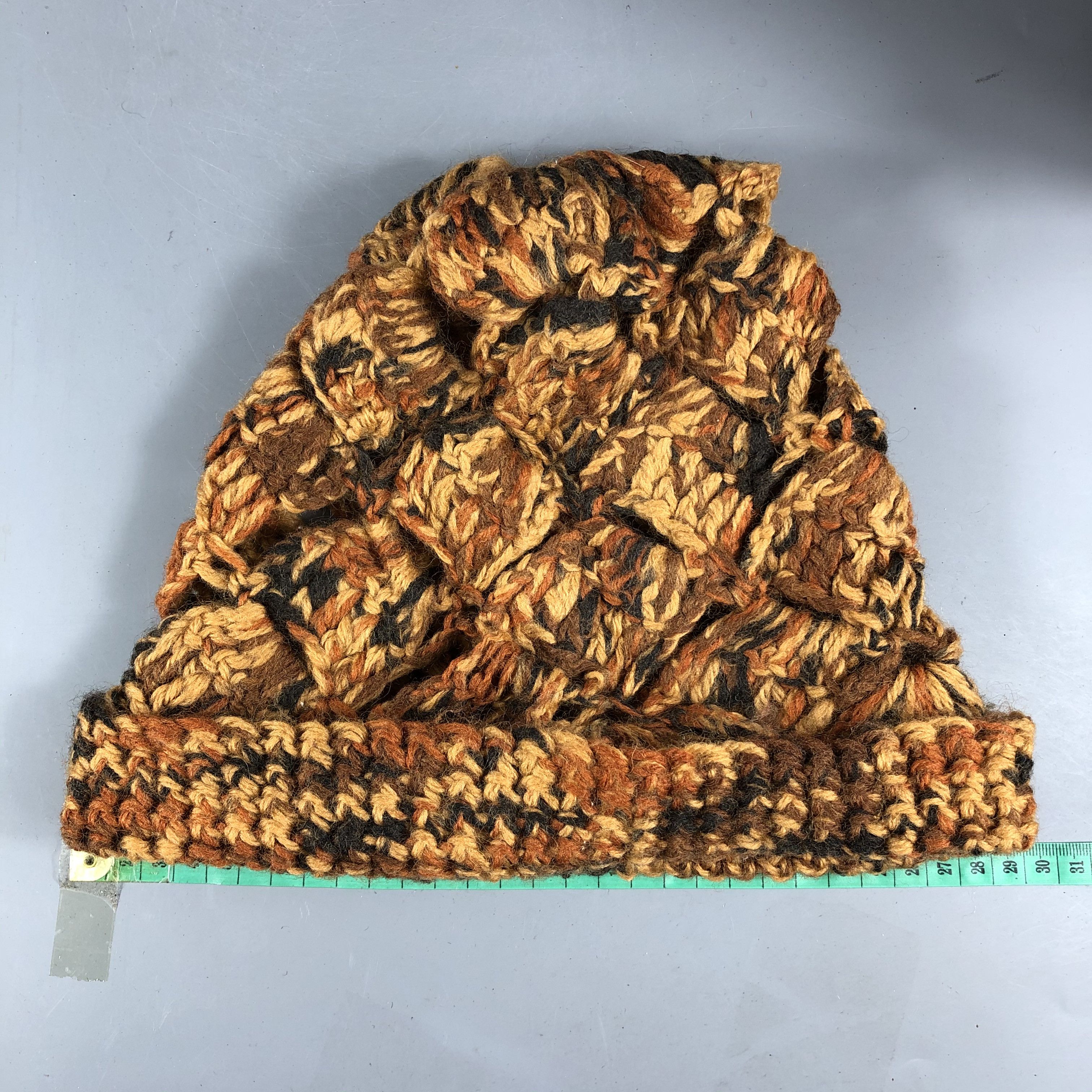 Japanese Brand Knit Real Tree Beanie Hat Size ONE SIZE - 3 Thumbnail