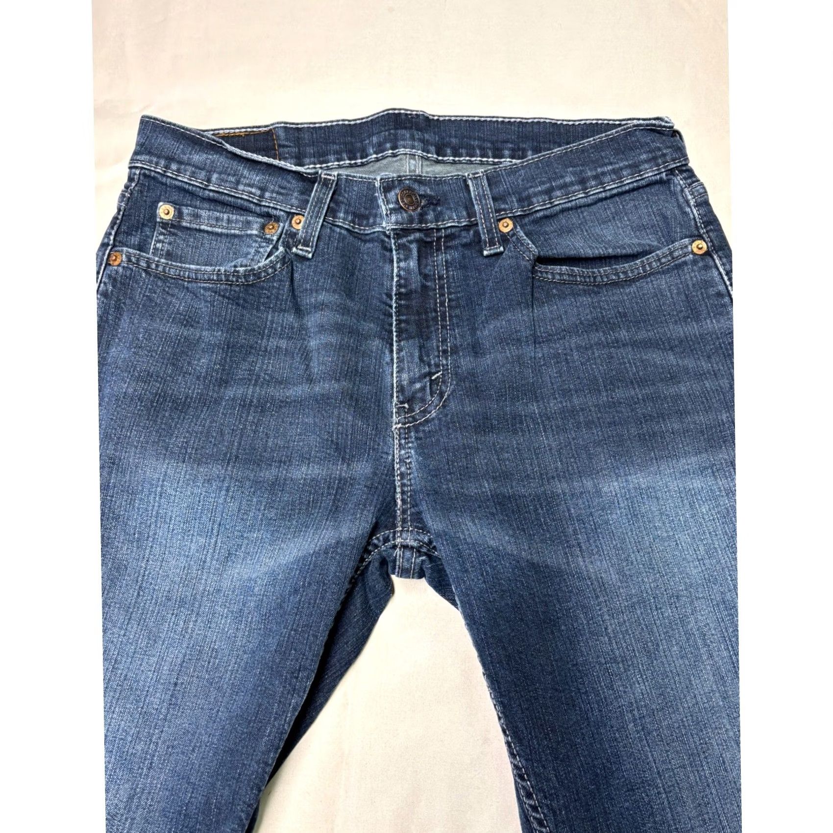 CO VINTAGE? Levi Strauss & Co 505 Mens Jeans W29 L30 Dark Wash Straight Fit Denim Size US 29 - 2 Thumbnail