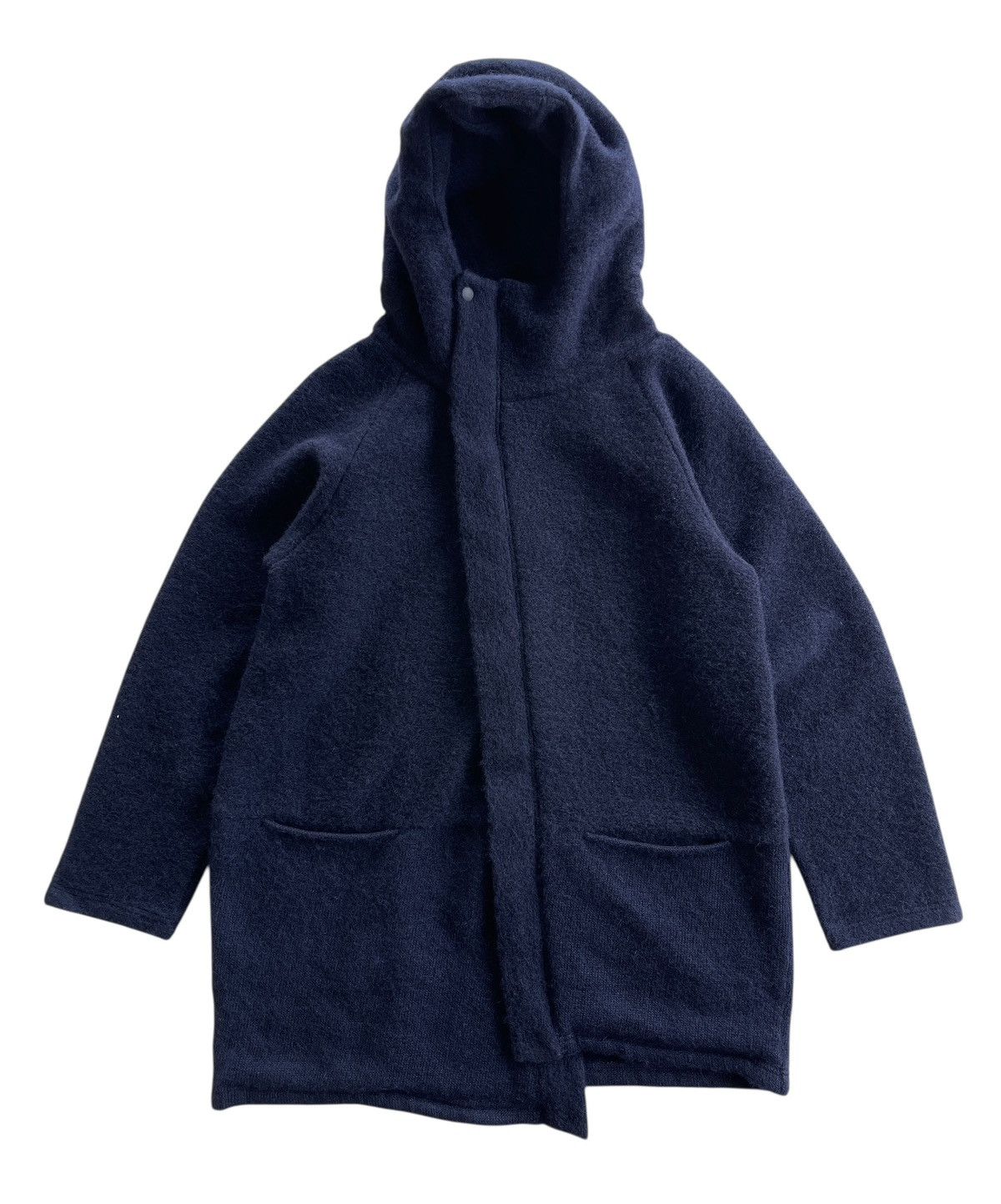 gomme Gomme Maki Hiroshige Wool Asymmetrical Hoodie Parka Size US M / EU 48-50 / 2 - 1 Thumbnail