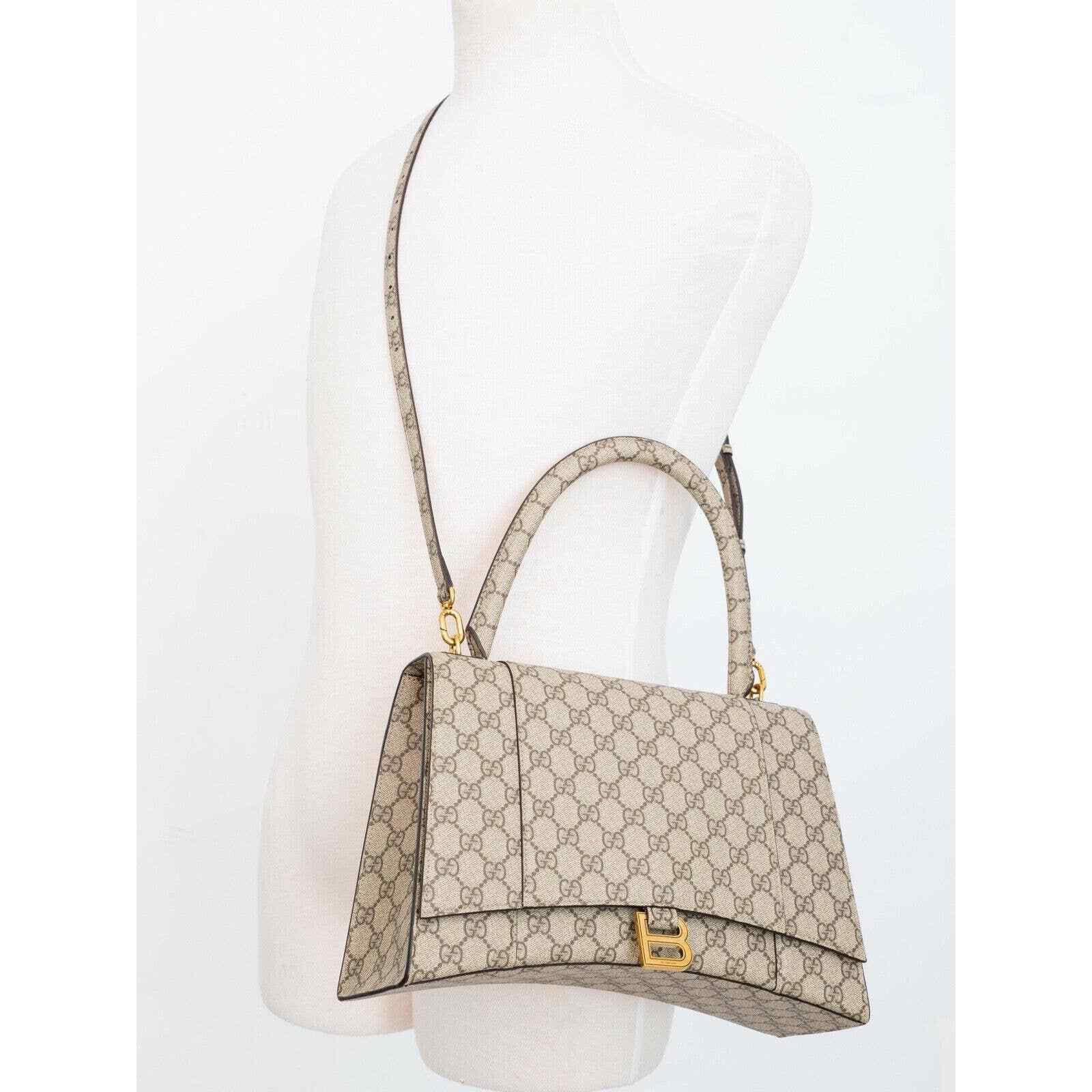 Gucci Gucci X Balenciaga Medium Hourglass Supreme Top Handle Bag Size ONE SIZE - 5 Thumbnail