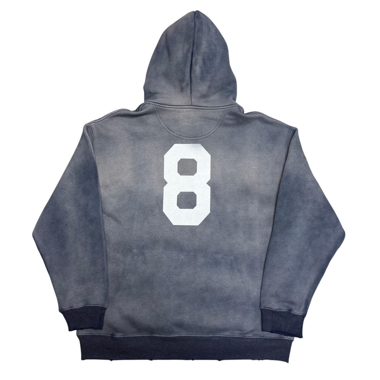 Vintage West Valley Eagles Footdall Hoodie Thrashed Navy Size US L / EU 52-54 / 3 - 3 Thumbnail