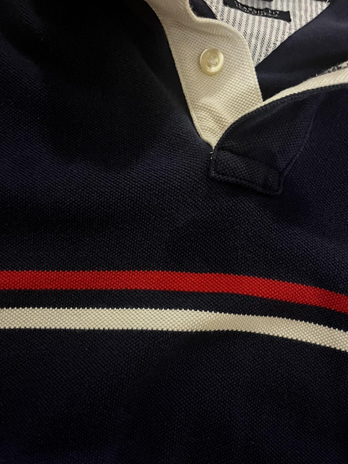 Tommy Hilfiger Vintage Tommy hilfiger navy polo Size US XL / EU 56 / 4 - 4 Thumbnail