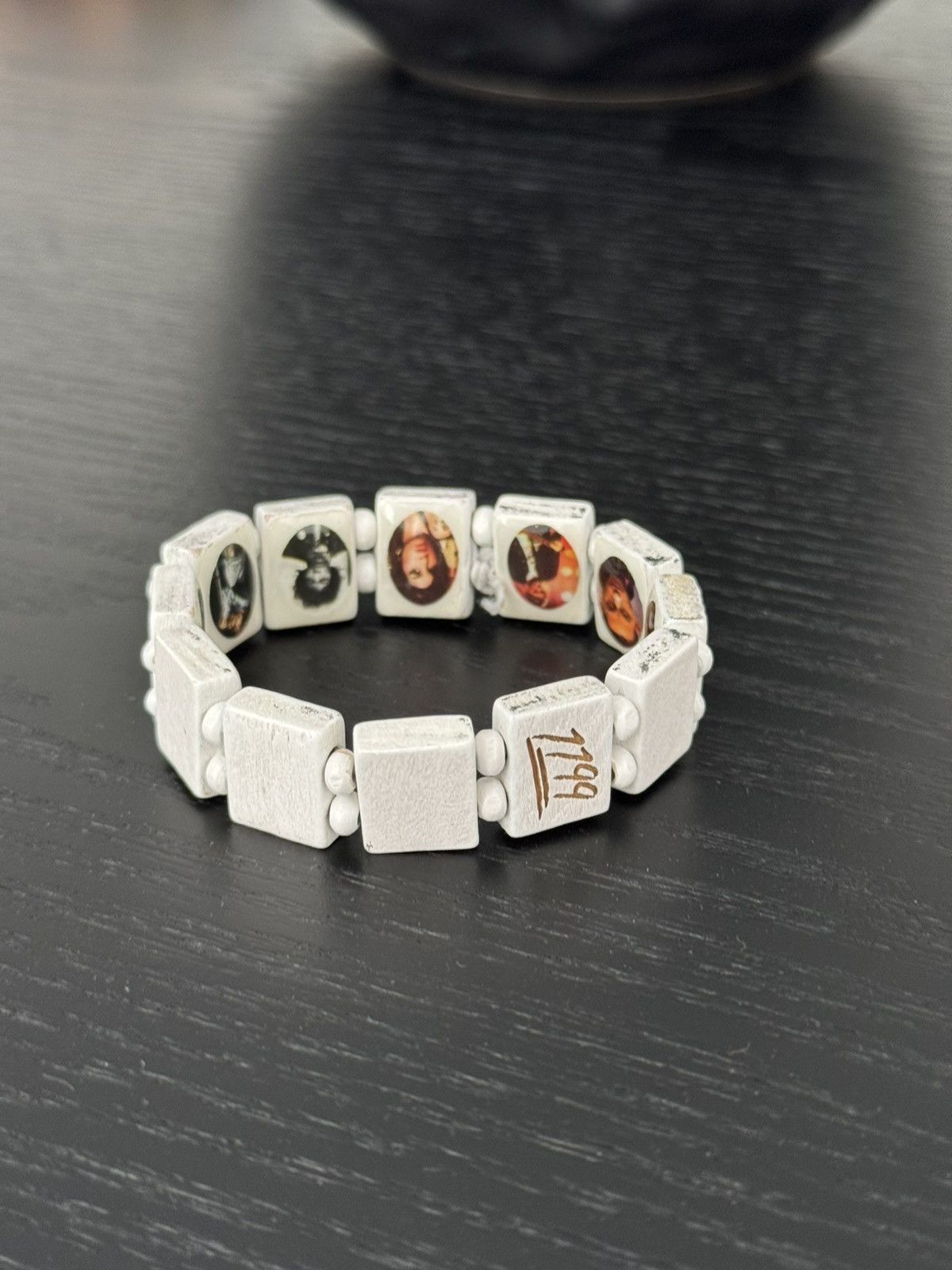 小物 bazo1199 bracelet white Bazo 1199 White Forever 27 Club Bracelet One size | Depop