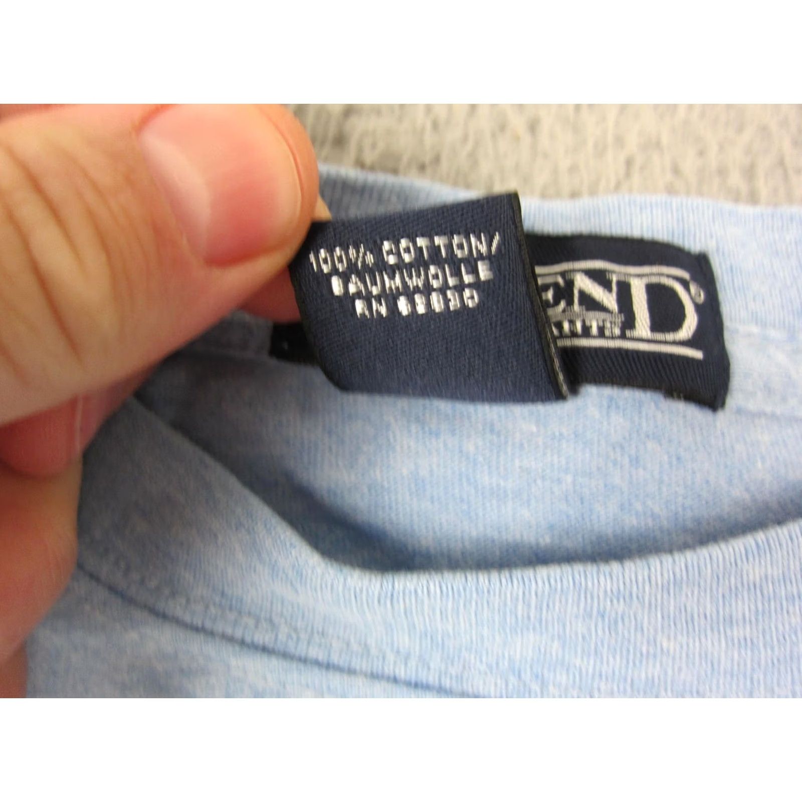 Lands' End VINTAGE Lands End Shirt Womens Large L Blue Blank 90s Crewneck Size L / US 10 / IT 46 - 5 Thumbnail