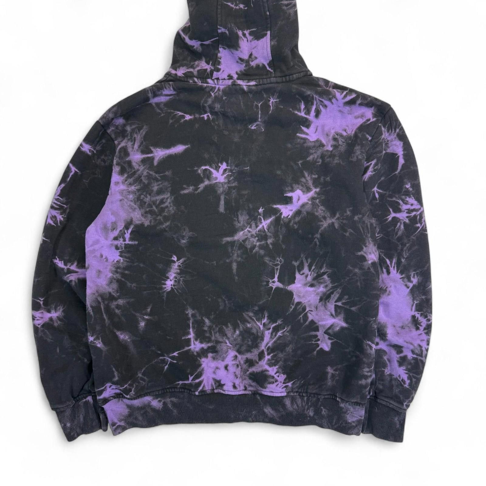 Designer SDMN Sidemen Purple Tie-Dye Pullover Hoodie [Size Small] Size S / US 4 / IT 40 - 2 Thumbnail