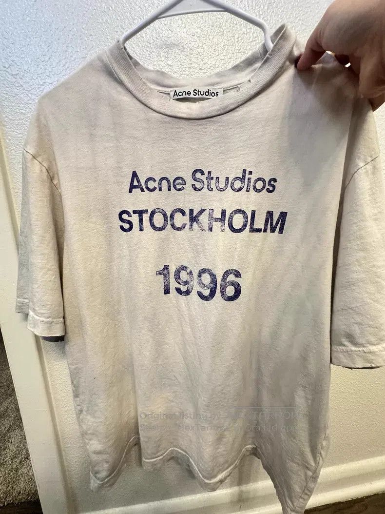 Acne Studios Acne Studios 1996 Vintage Logo Short-Sleeve T-Shirt Size S / US 4 / IT 40 - 4 Thumbnail