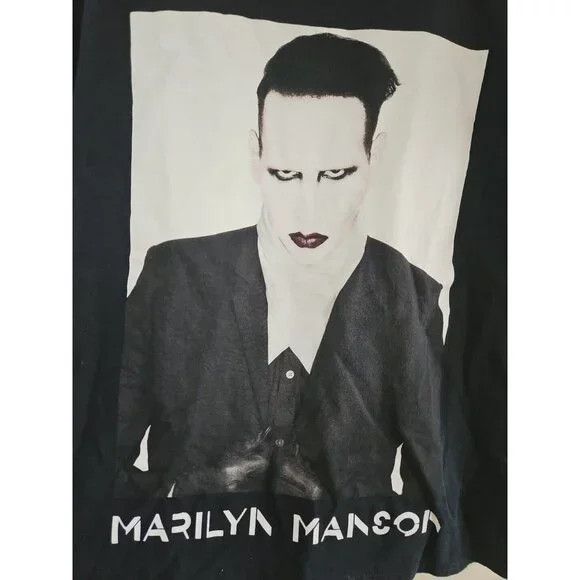 Marilyn Manson Marilyn Manson Hell Not Hallelujah Tour 2015 tshirt Size M Size US M / EU 48-50 / 2 - 2 Thumbnail