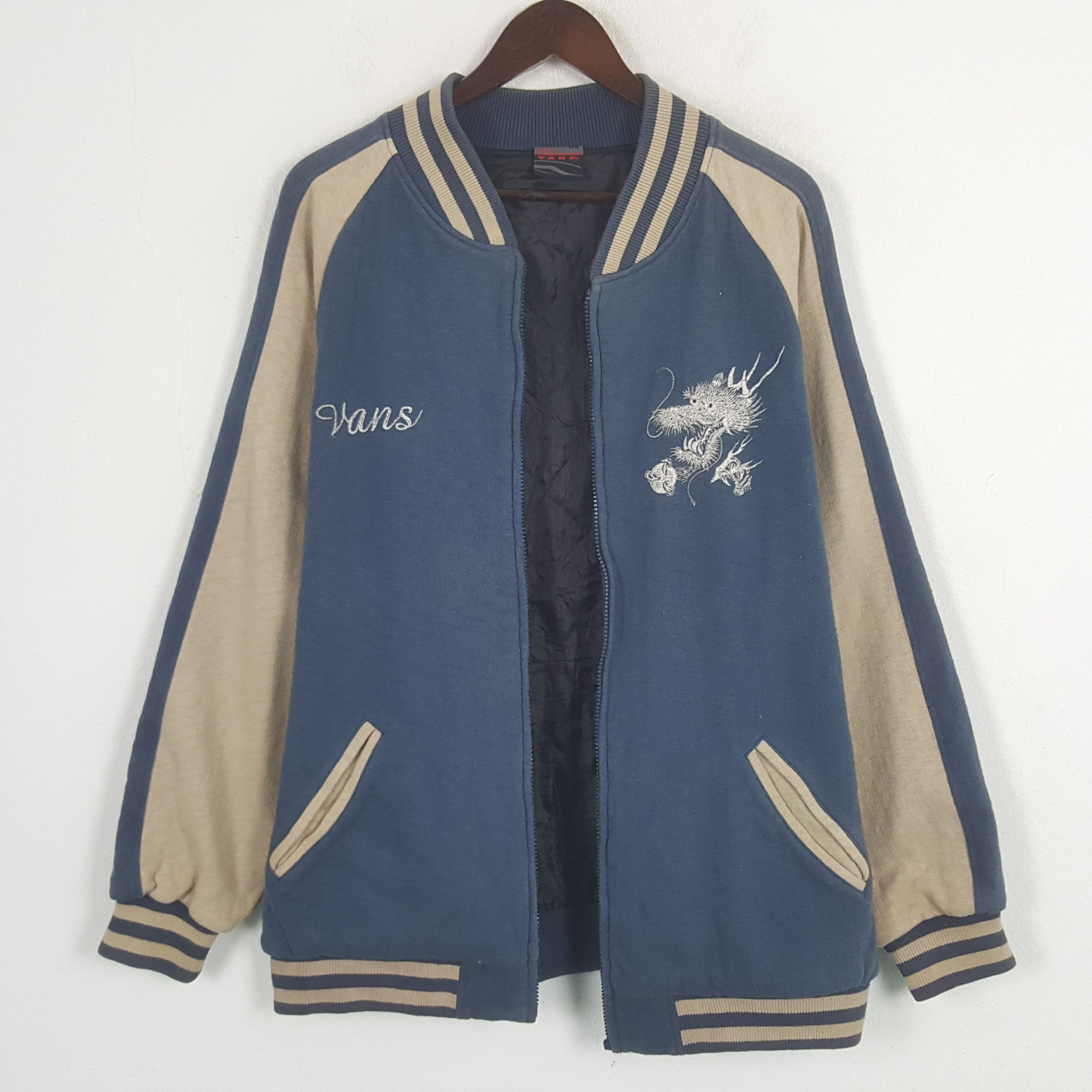 Japanese Brand Vintage Vans Dragon Streetwear Jacket Size US L / EU 52-54 / 3 - 3 Thumbnail