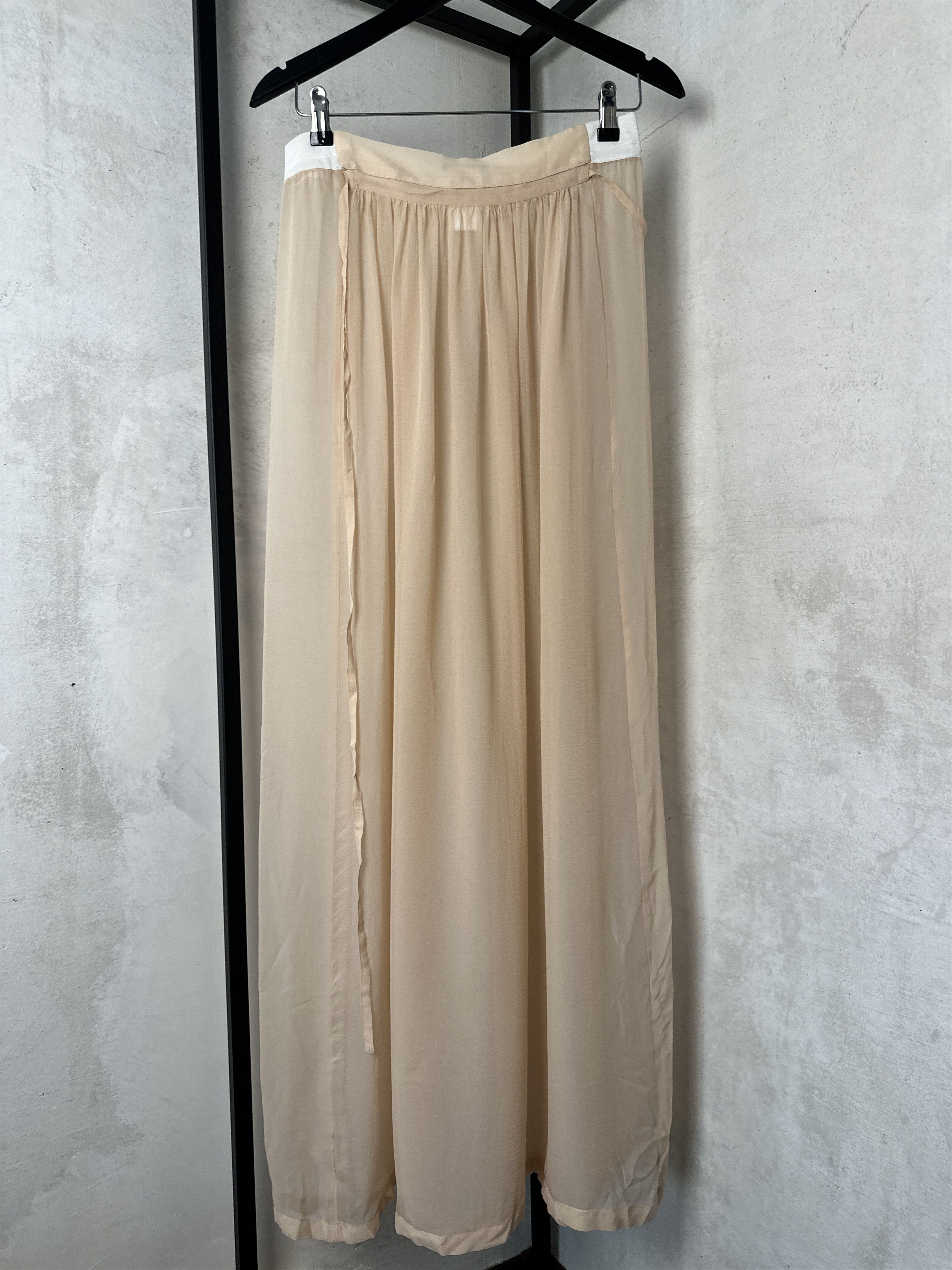 Ann Demeulemeester Ann Demeulemeester SS12 Runway Transparent Silk Skirt Size 26" / US 2 / IT 38 - 11 Thumbnail
