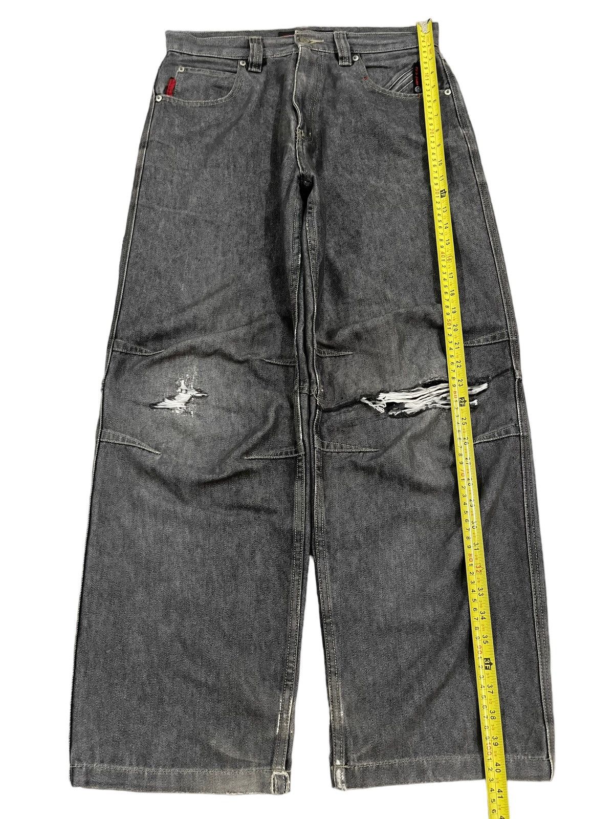 JNCO Vintage Japanese PJ’S Surf Distress Style Baggy Jeans Size US 32 / EU 48 - 14 Thumbnail
